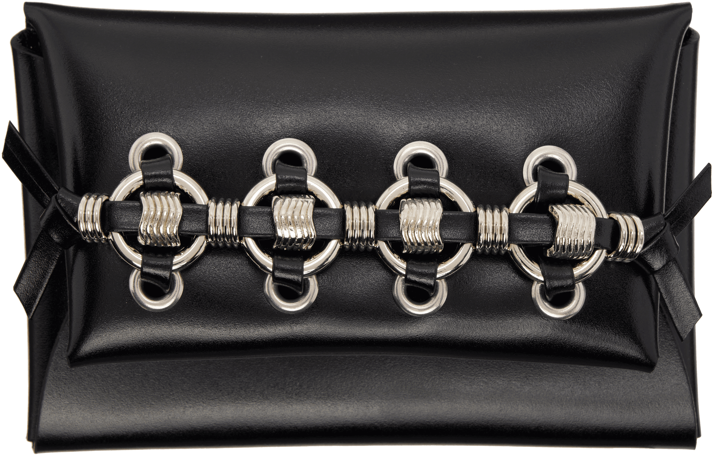 Black Ring Metal Wallet - Image 1