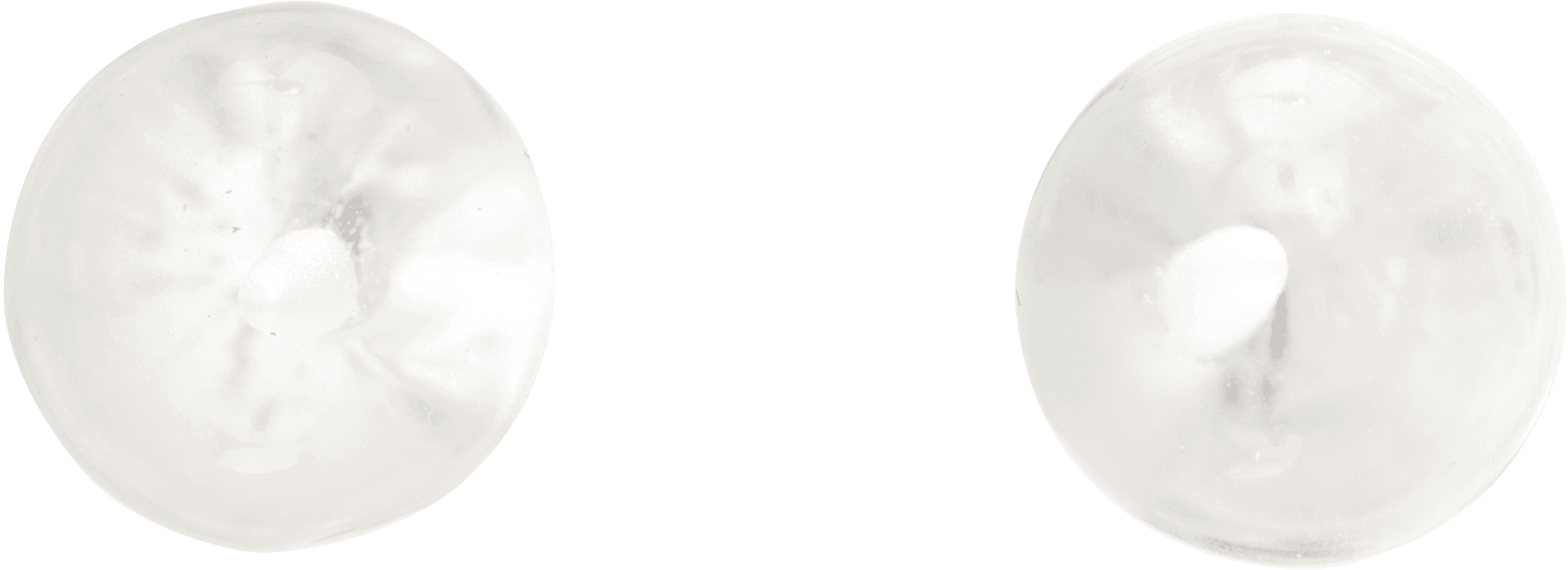 Quartz Boule Stud Earrings - Image 1
