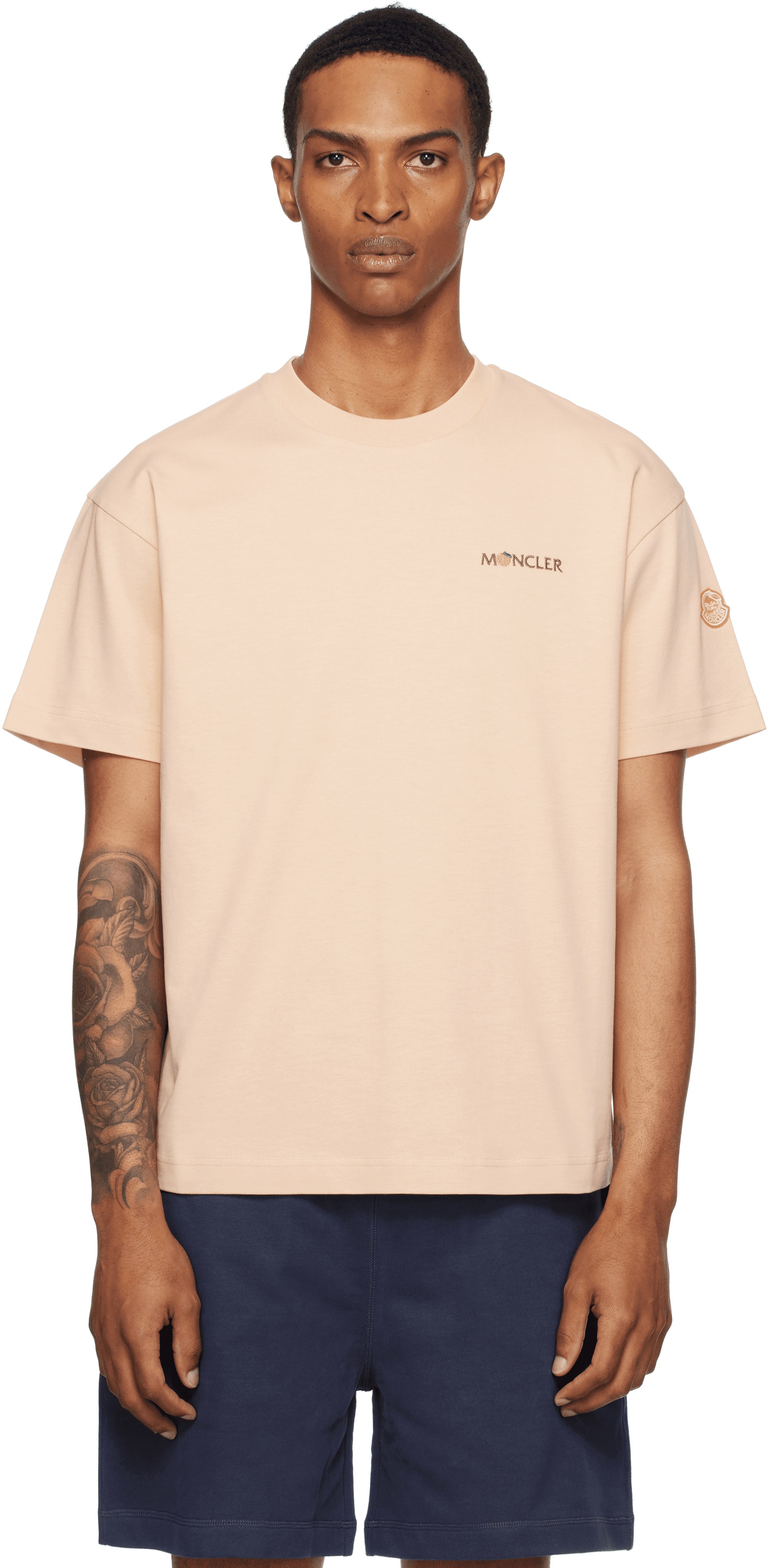 Moncler x Gilga Farm Orange Short Sleeve T-shirt - Image 1
