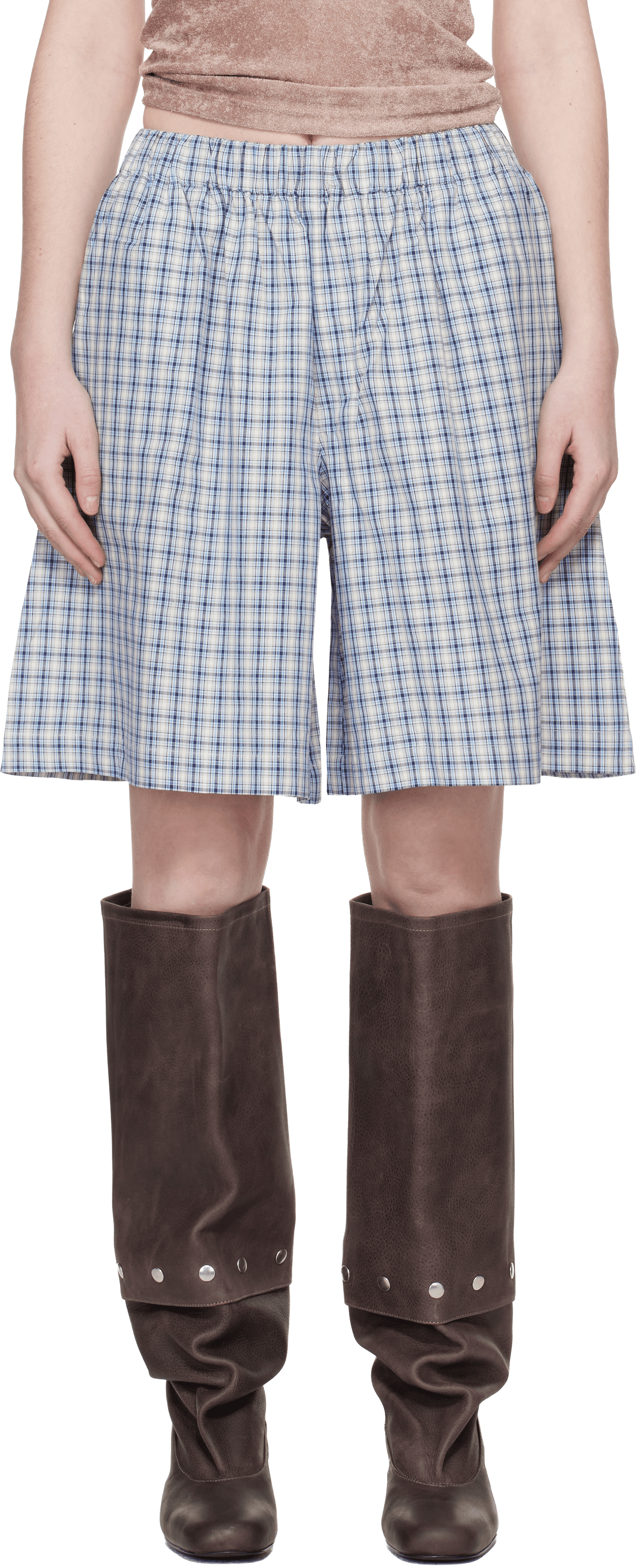 Blue Claude Shorts - Image 1