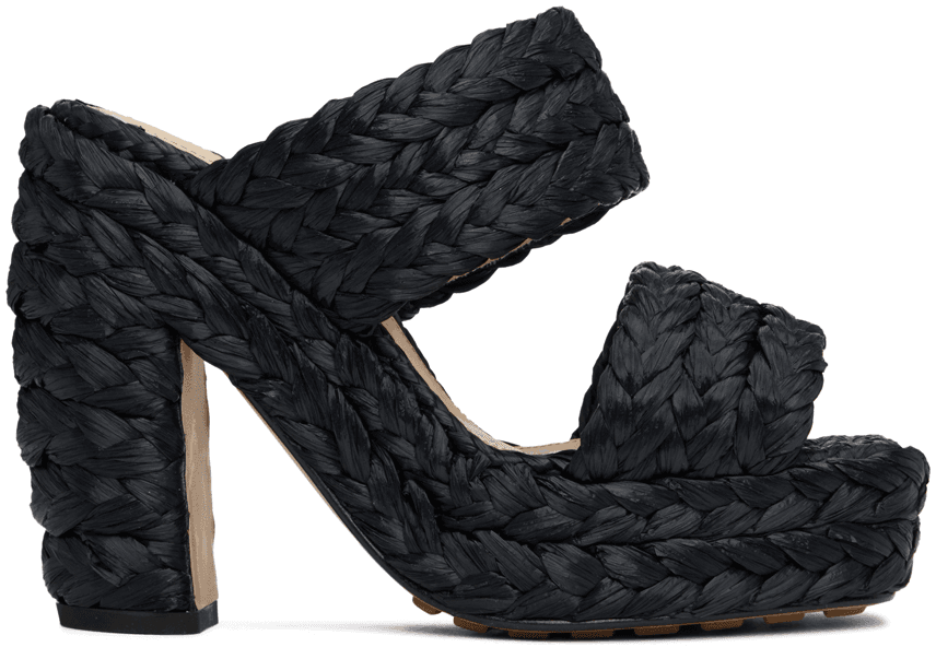 Black Canalazzo Sandals - Image 1