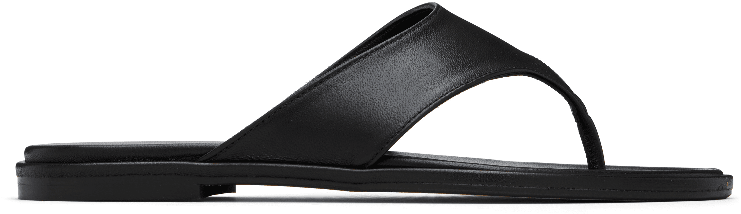 Black Amaya Thong Sandals - Image 1