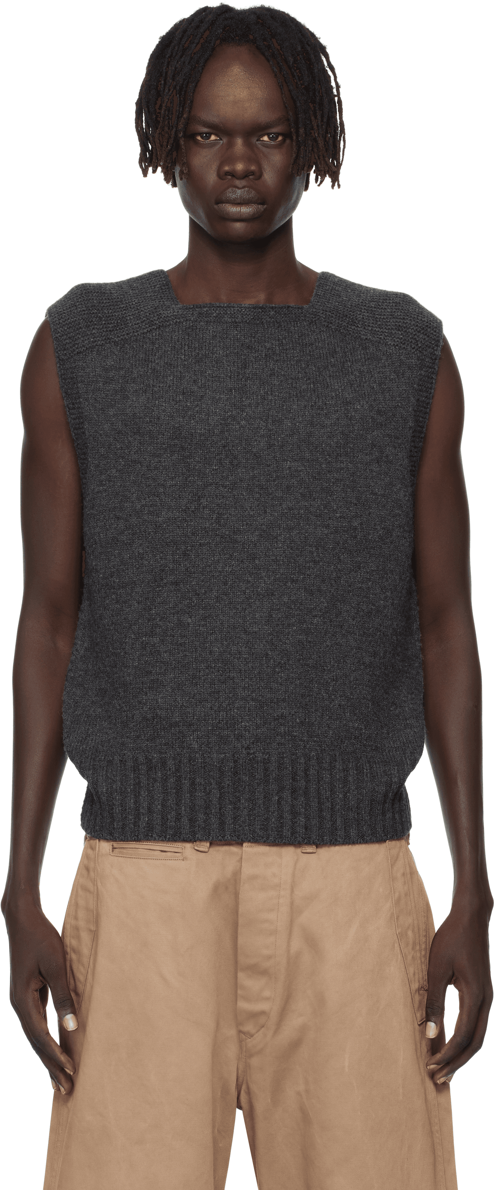 Gray Lot. 528 A.R.C Sweater Vest - Image 1