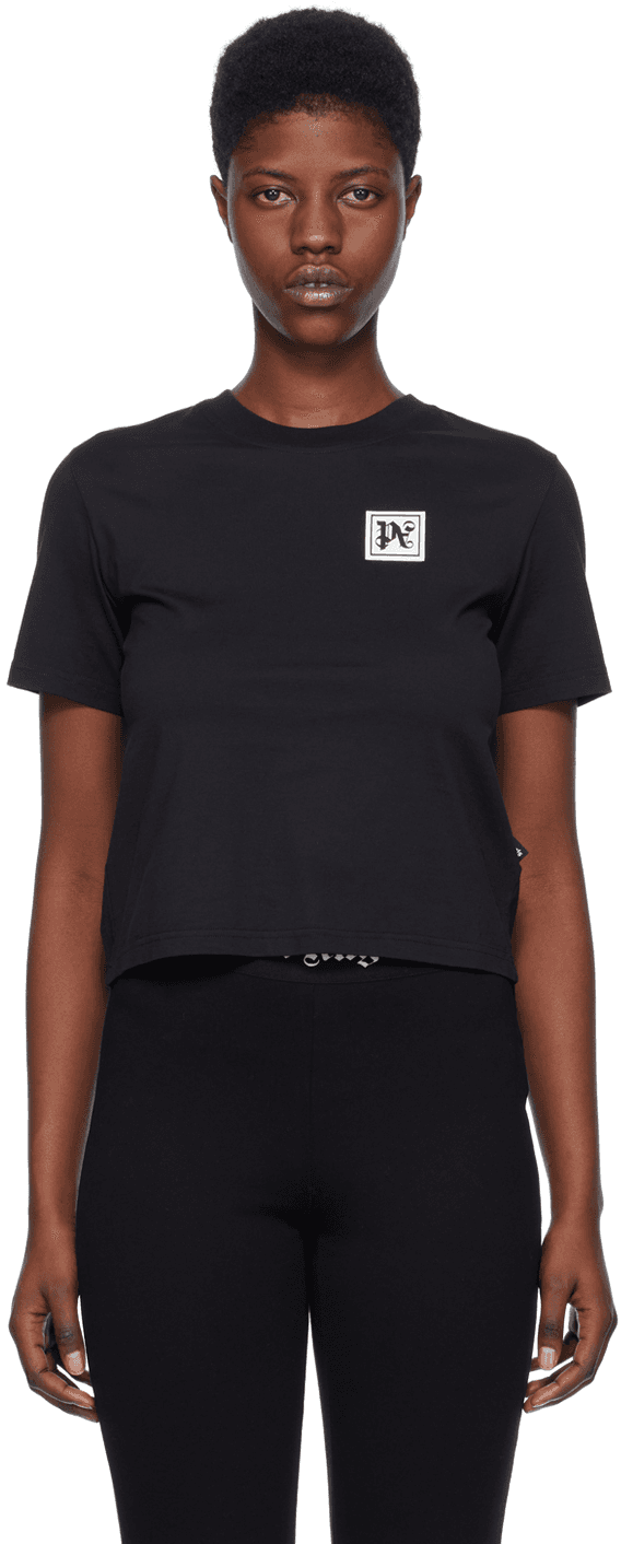 Black 'Ski Club' T-Shirt - Image 1