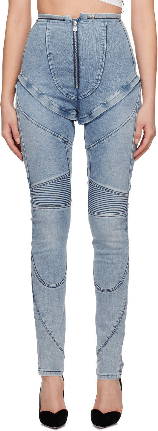 Blue Faded Jean - Image 1