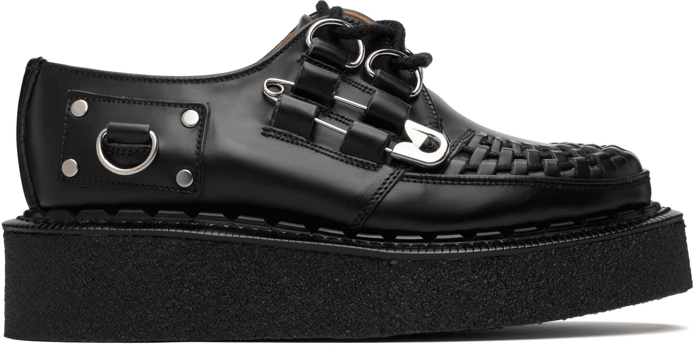 Black Safety Pin Skipton Derbys - Image 1