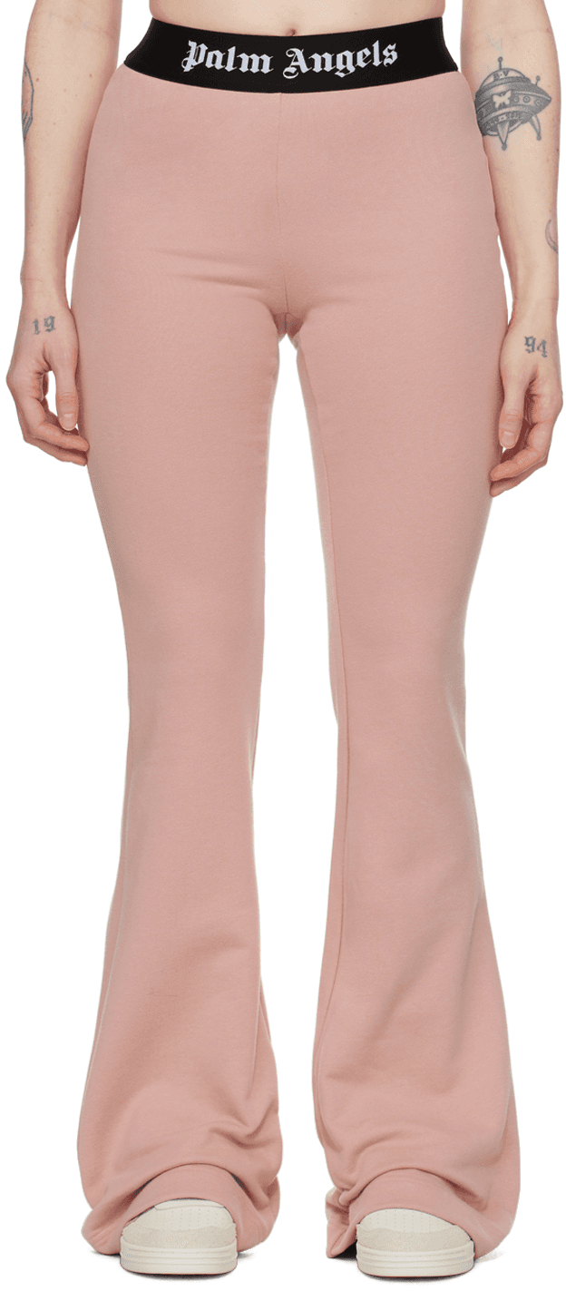 Pink Flared Lounge Pants - Image 1