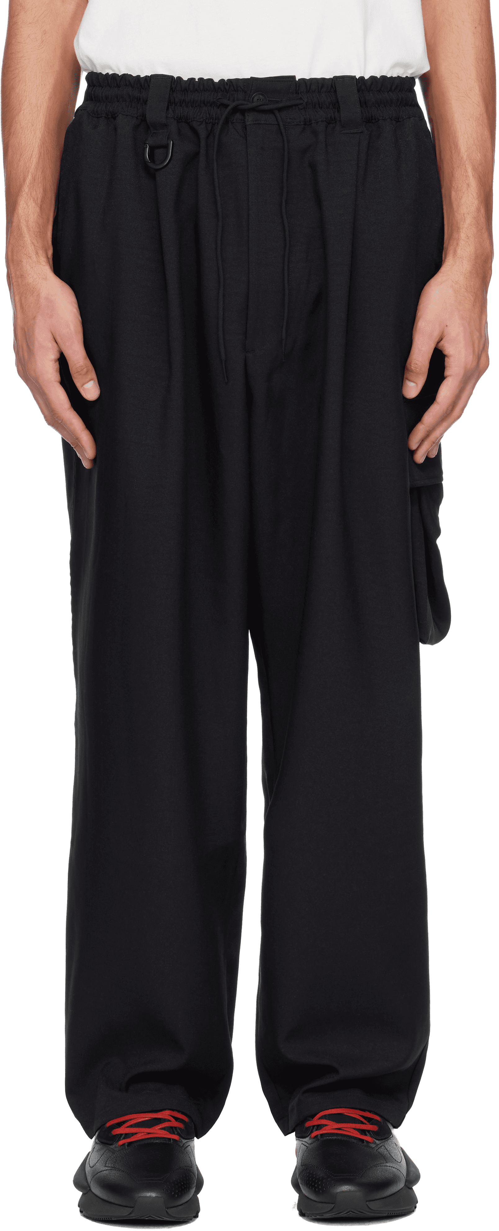 Black Sport Uniform Cargo Pants - Image 1