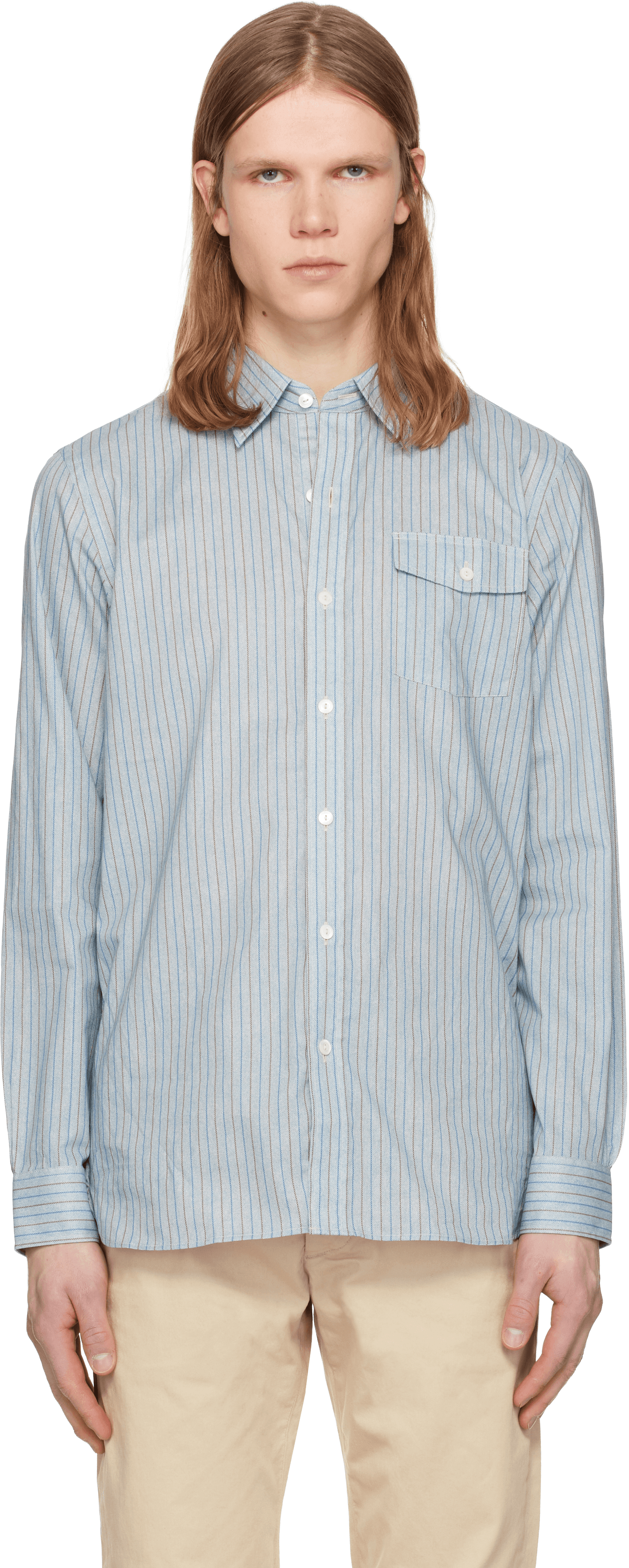 Blue Eli Dress Shirt - Image 1