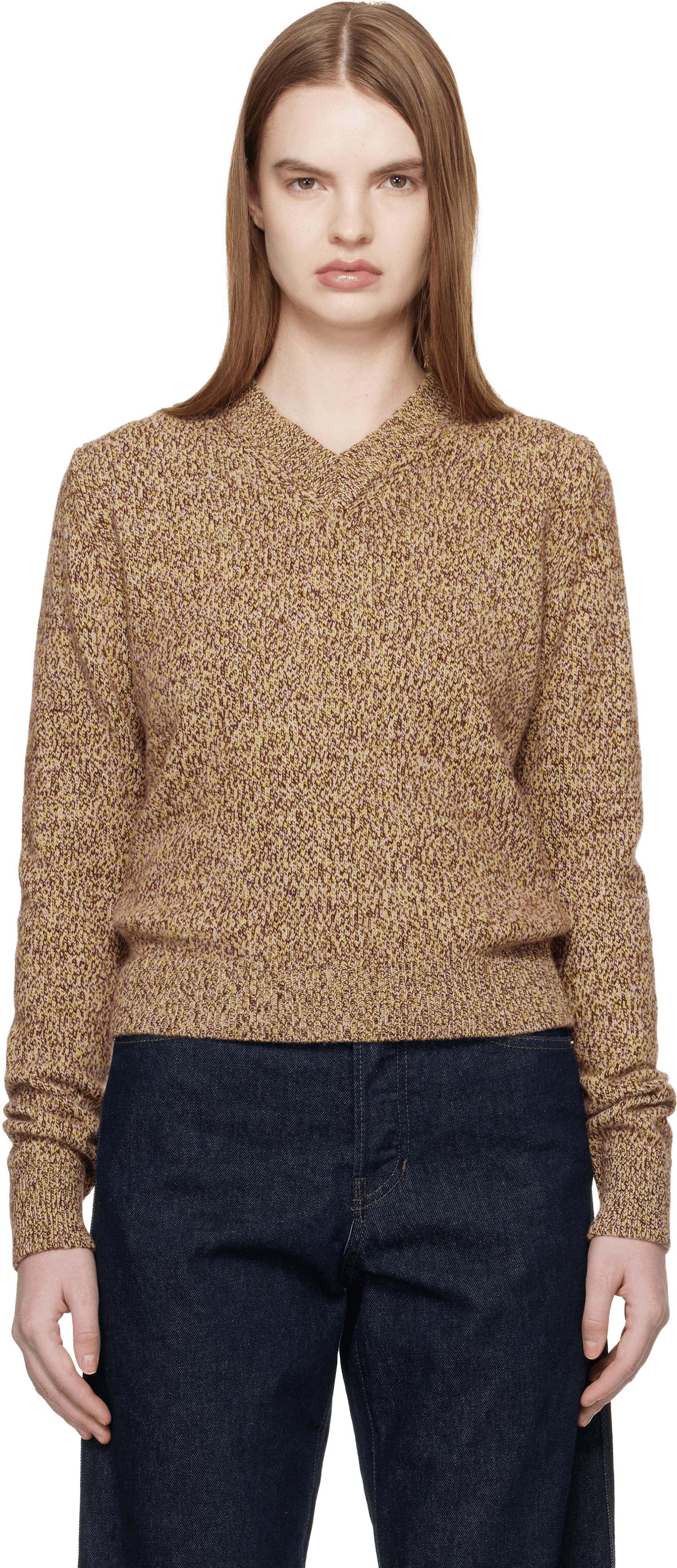 Multicolor Sligo V-Neck Sweater - Image 1