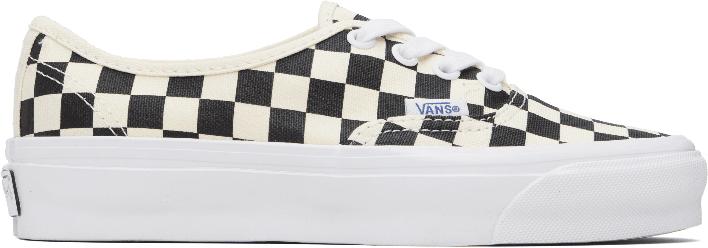 Off-White & Black LX Authentic Reissue 44 Sneakers - Image 1