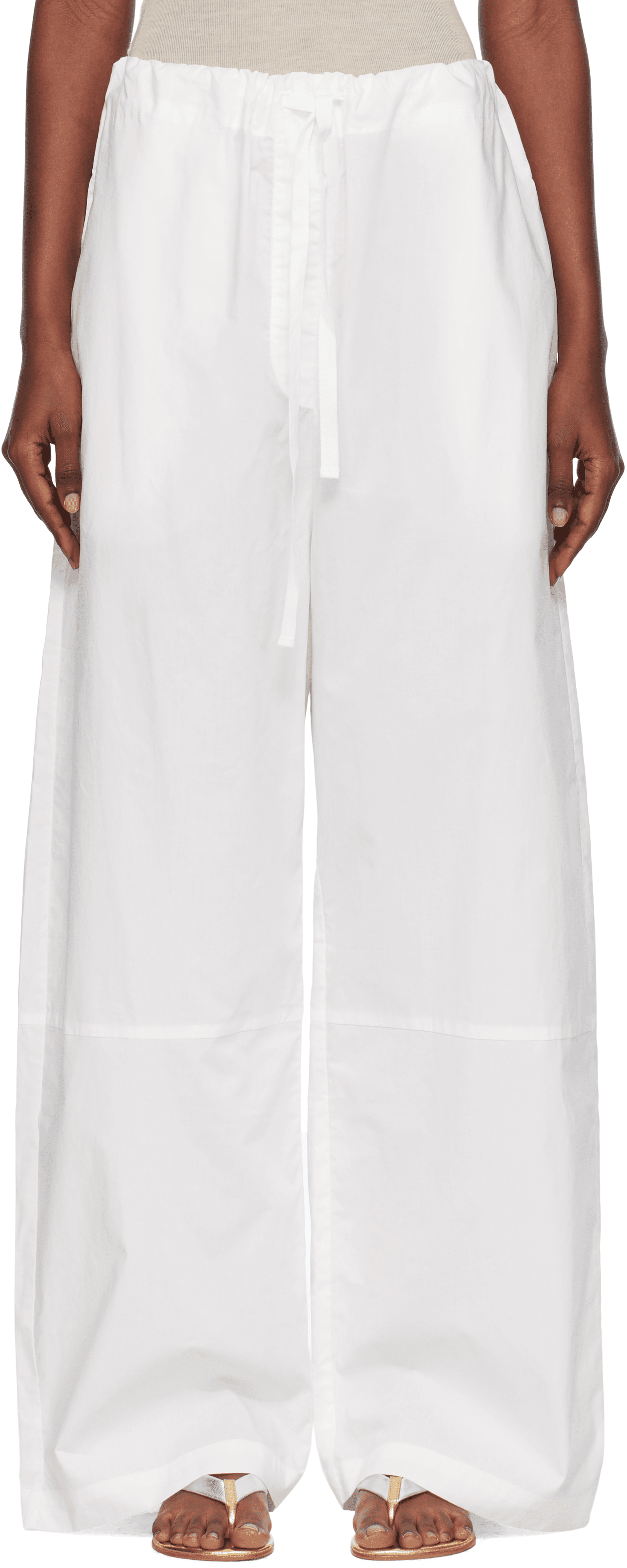 White Elemental Uma Trousers - Image 1