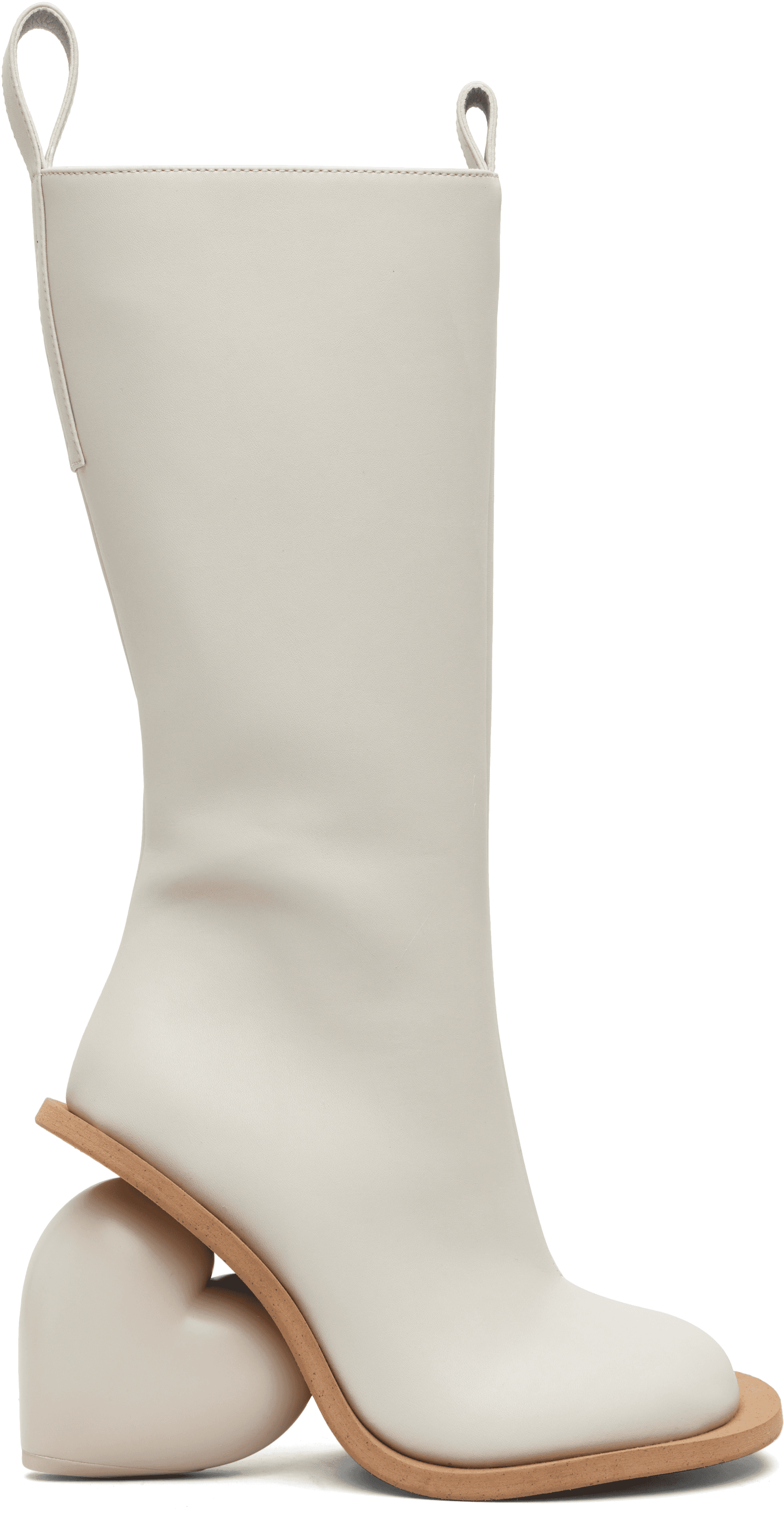SSENSE Exclusive Beige Love Tall Boots - Image 1