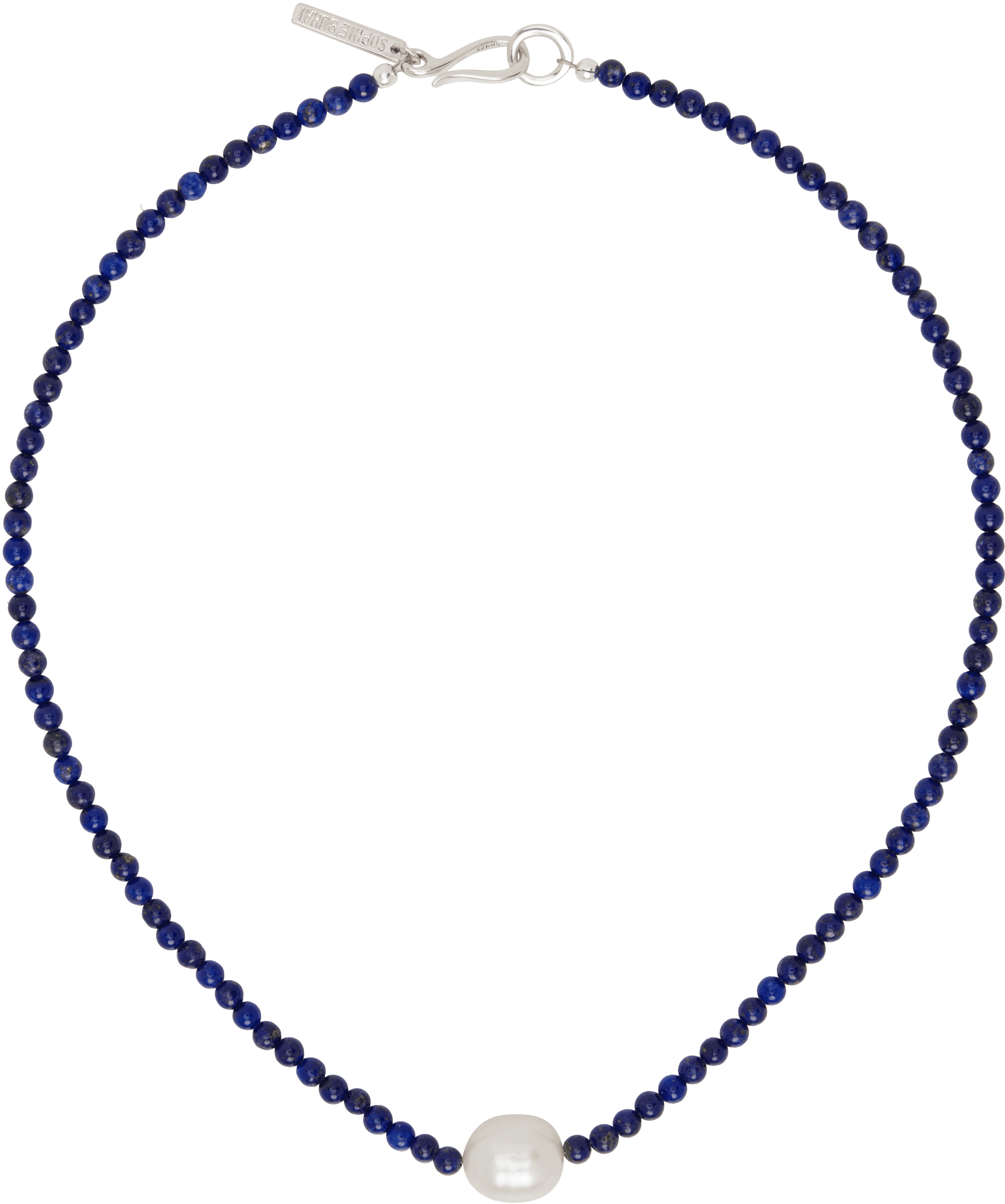 Lapis Mermaid Choker Necklace - Image 1