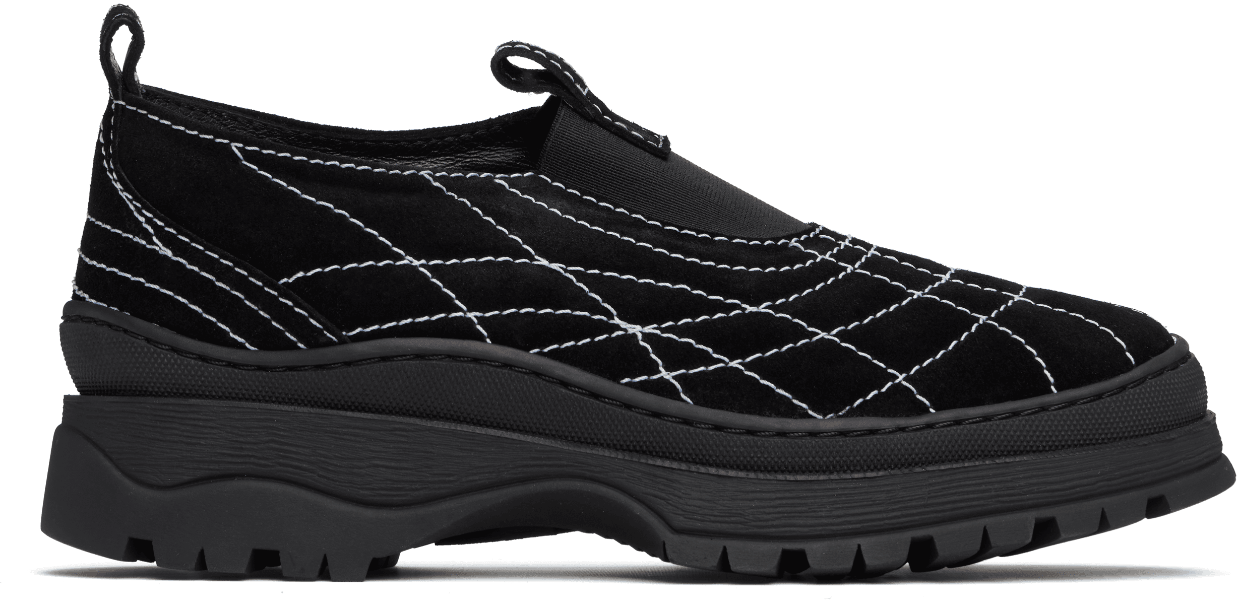 Black Sacha Suede Sneakers - Image 1