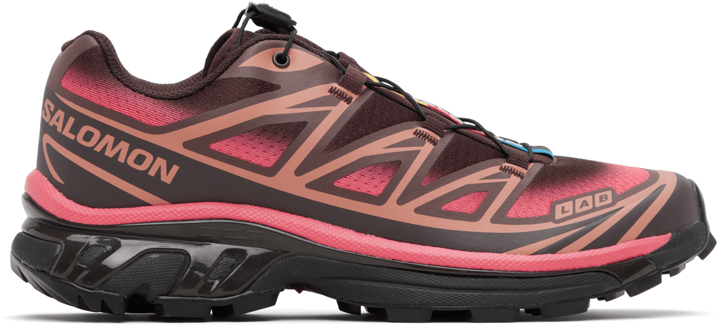 Black & Pink XT-6 Skyline Sneakers - Image 1