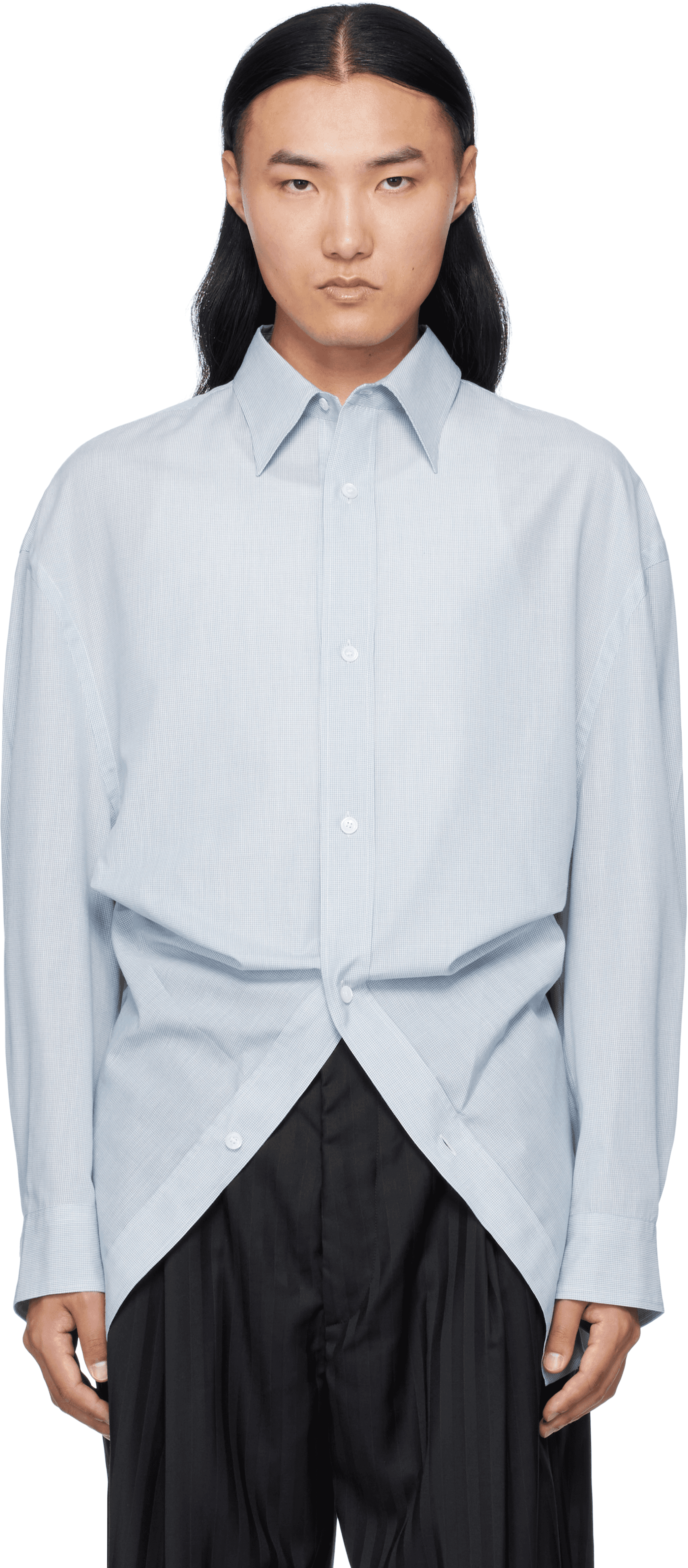 Blue Modified Shirt - Image 1