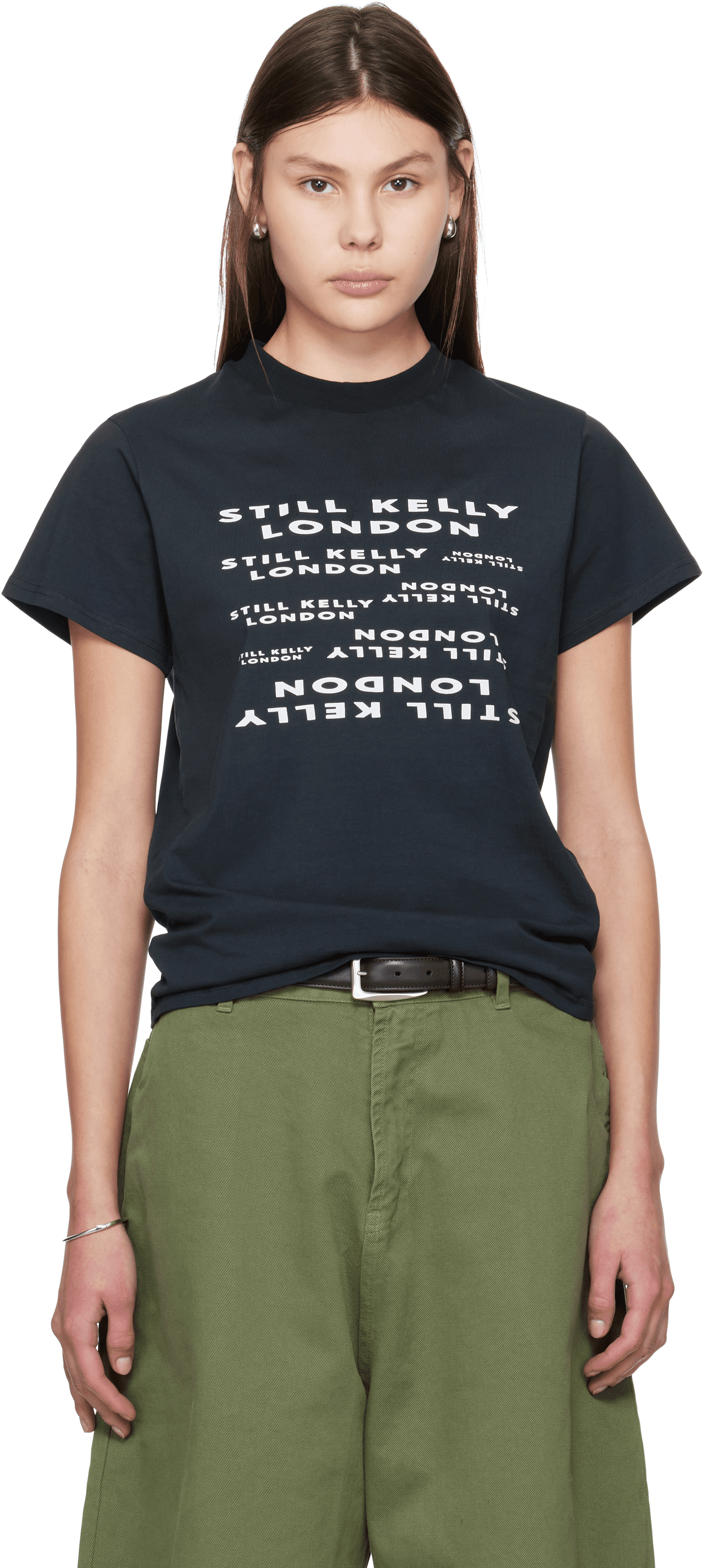 Black 'SK London' Baby T-shirt - Image 1