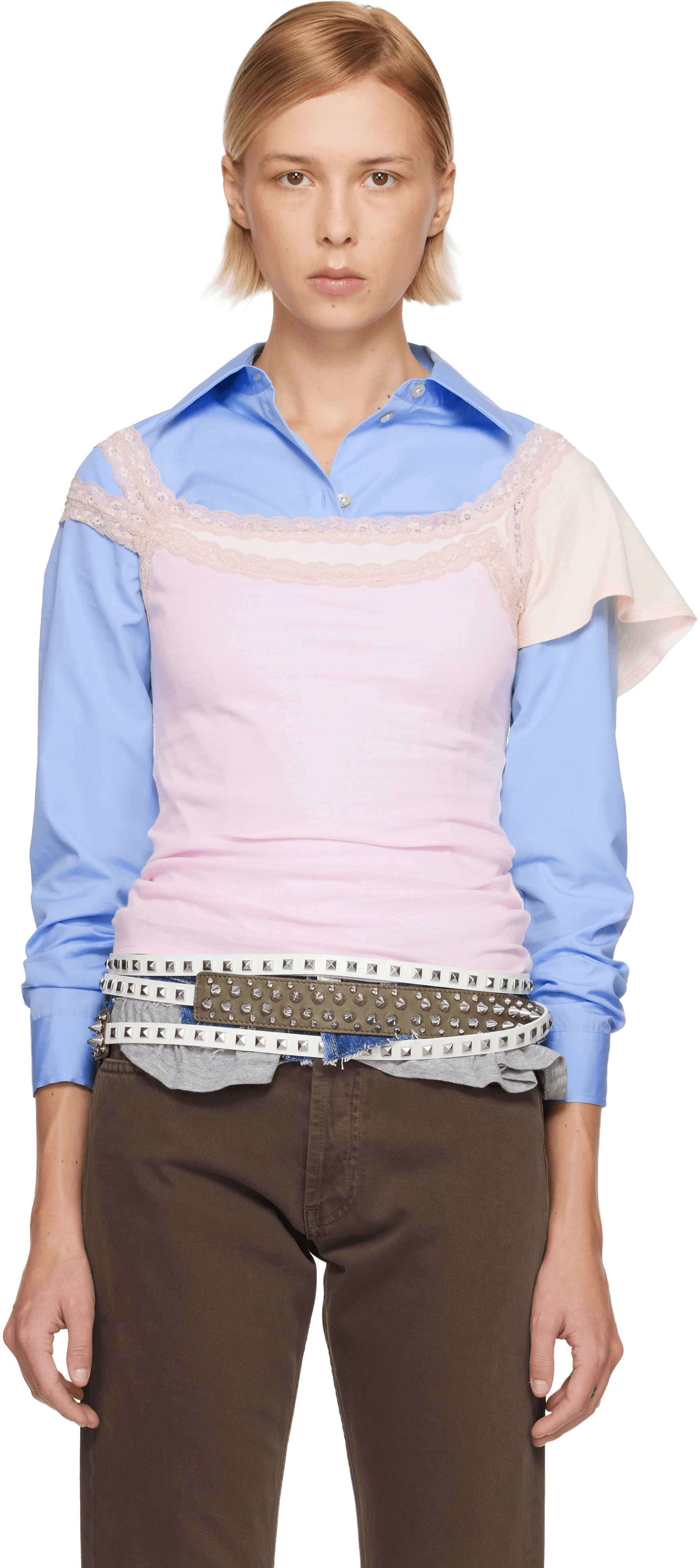 Pink Double Tank Top - Image 1