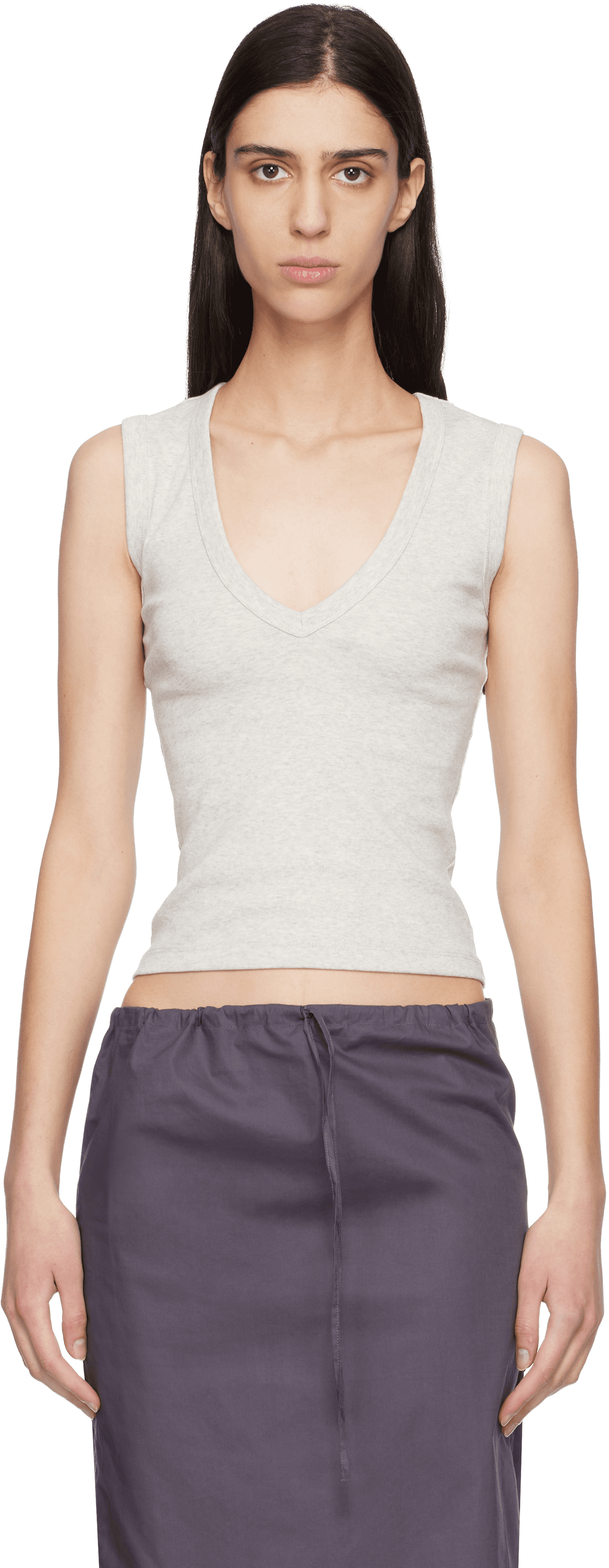 Gray Dewi Tank Top - Image 1