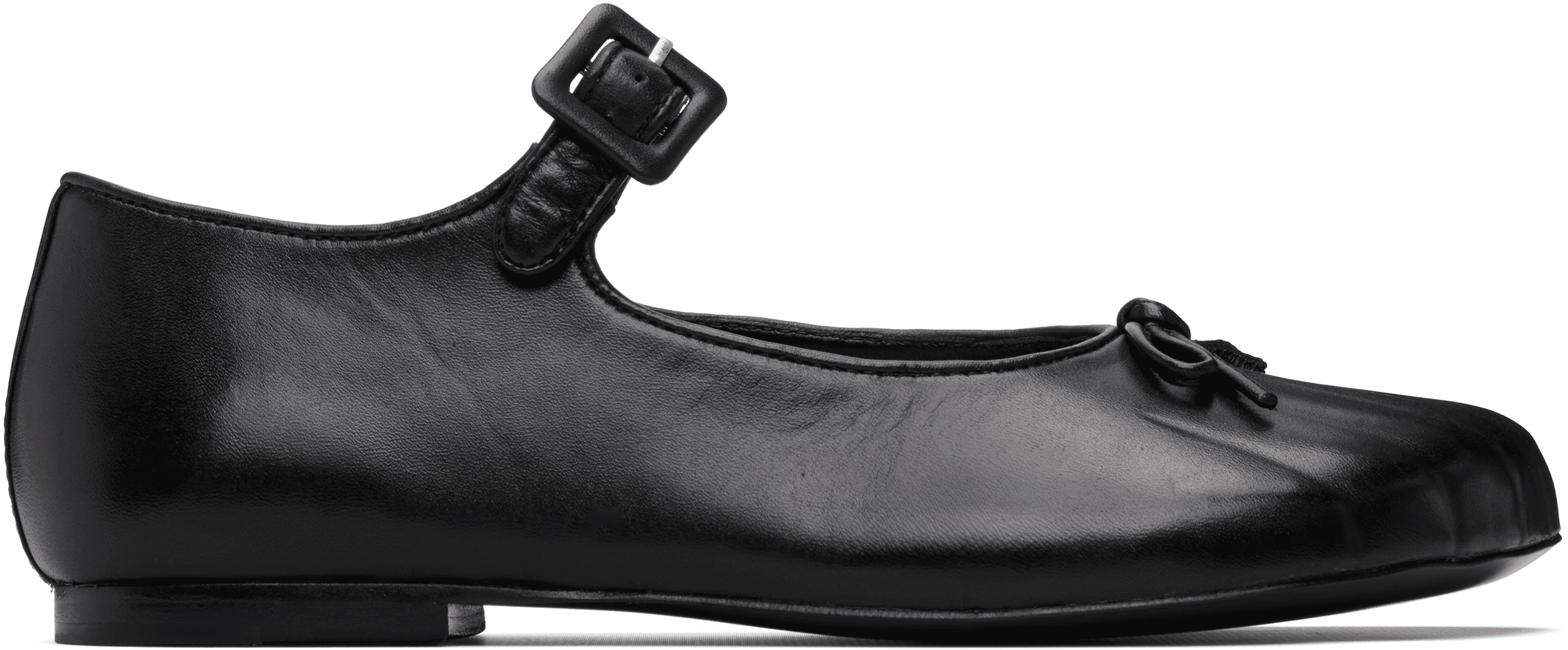 Black Paw Mary Jane Ballerina Flats - Image 1