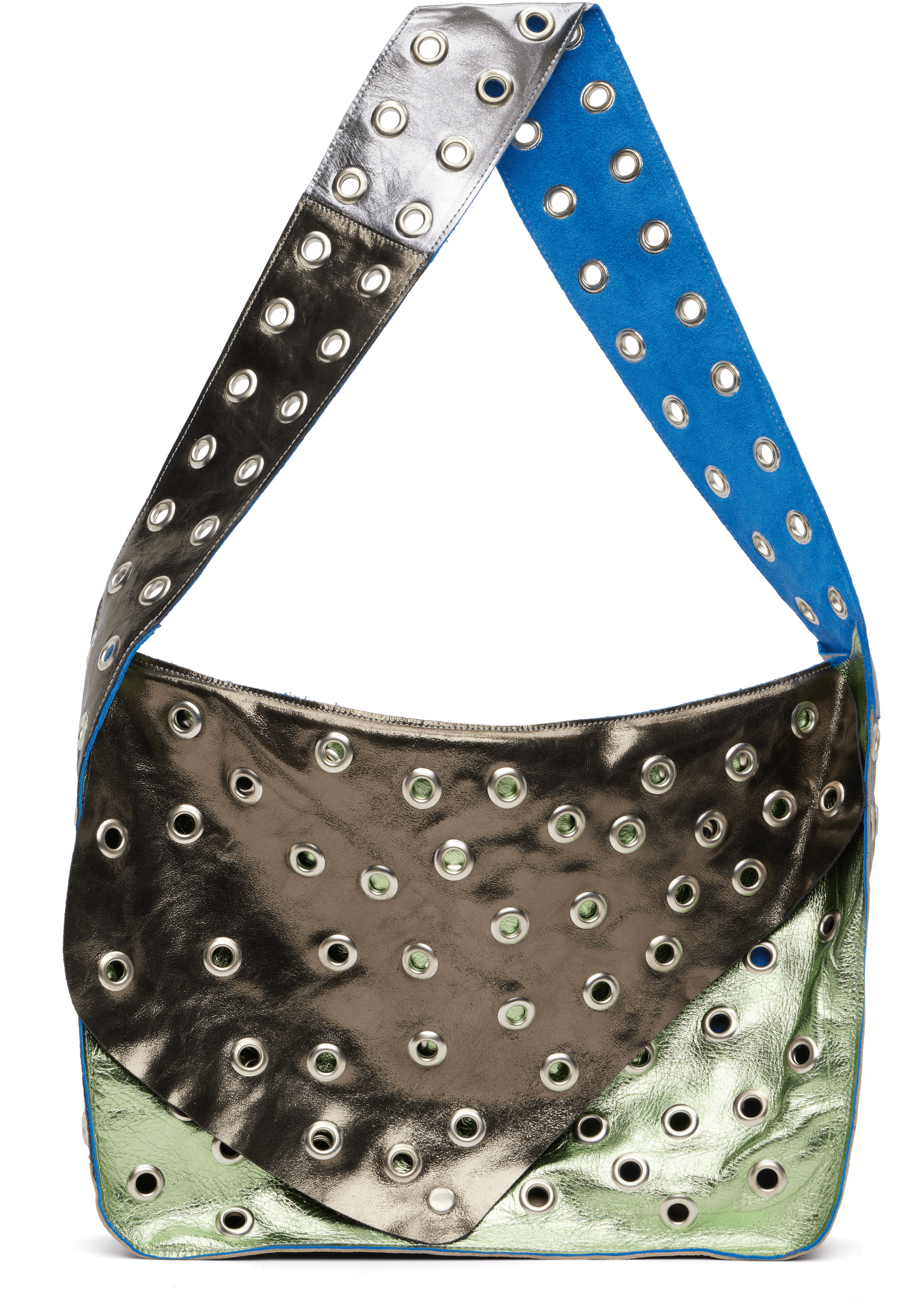 Multicolor Record Messenger Bag - Image 1