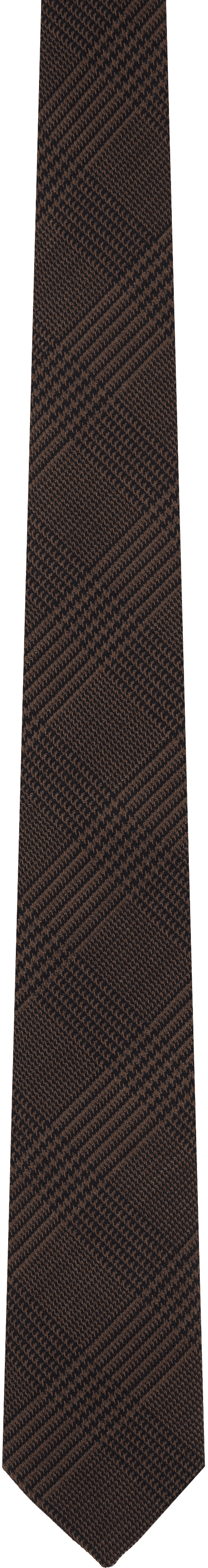Brown & Black Classic Tie - Image 1