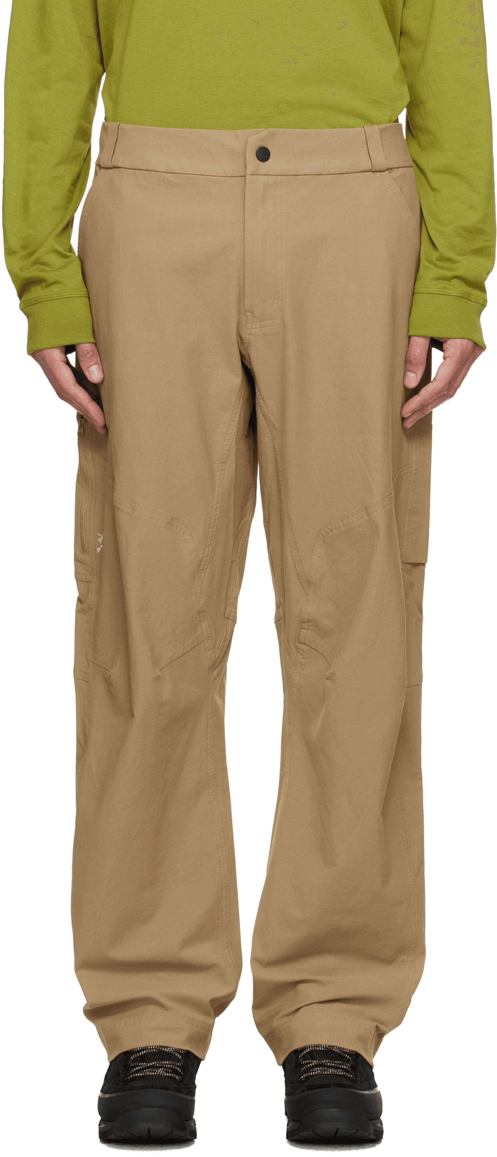 Khaki Cronin Trousers - Image 1