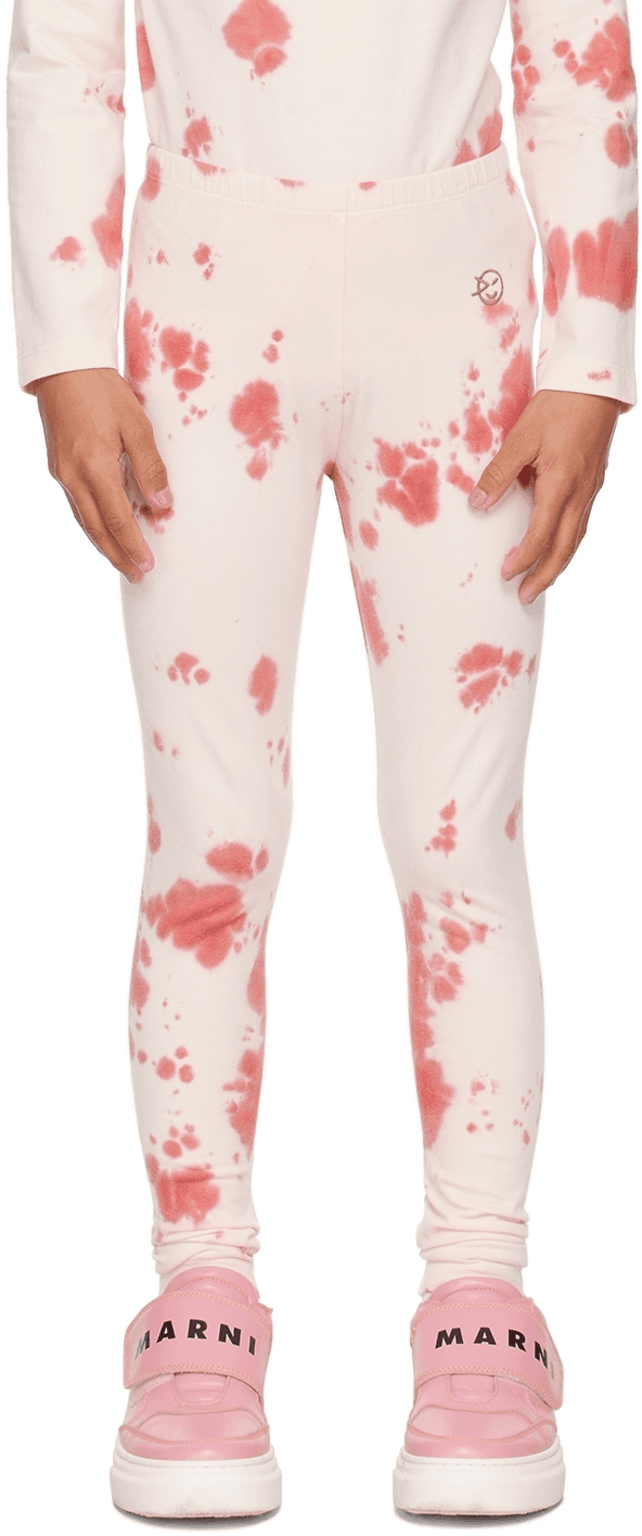 Kids Pink Luna Leggings - Image 1
