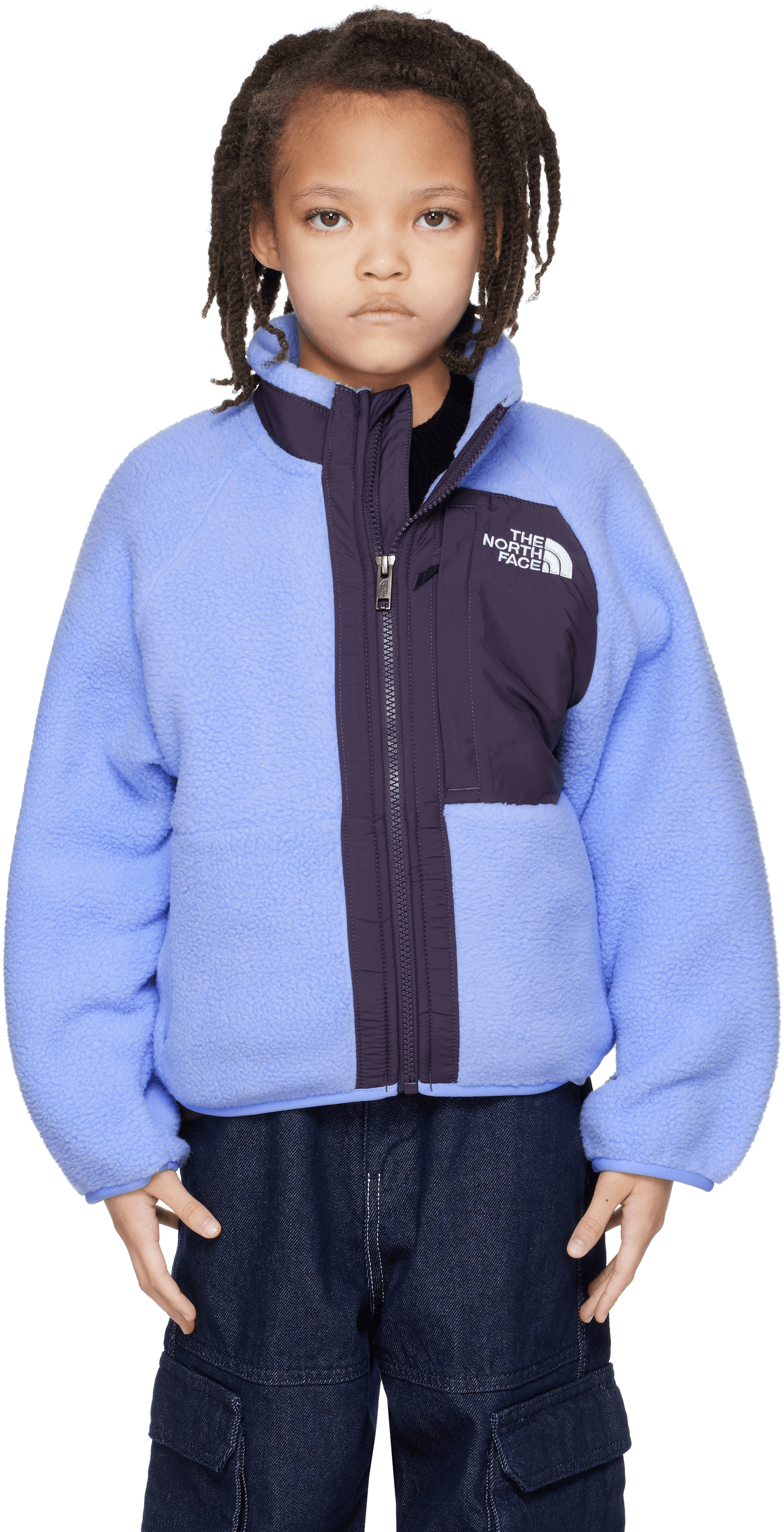 Big Kids Blue Yumiori Full-Zip Jacket - Image 1