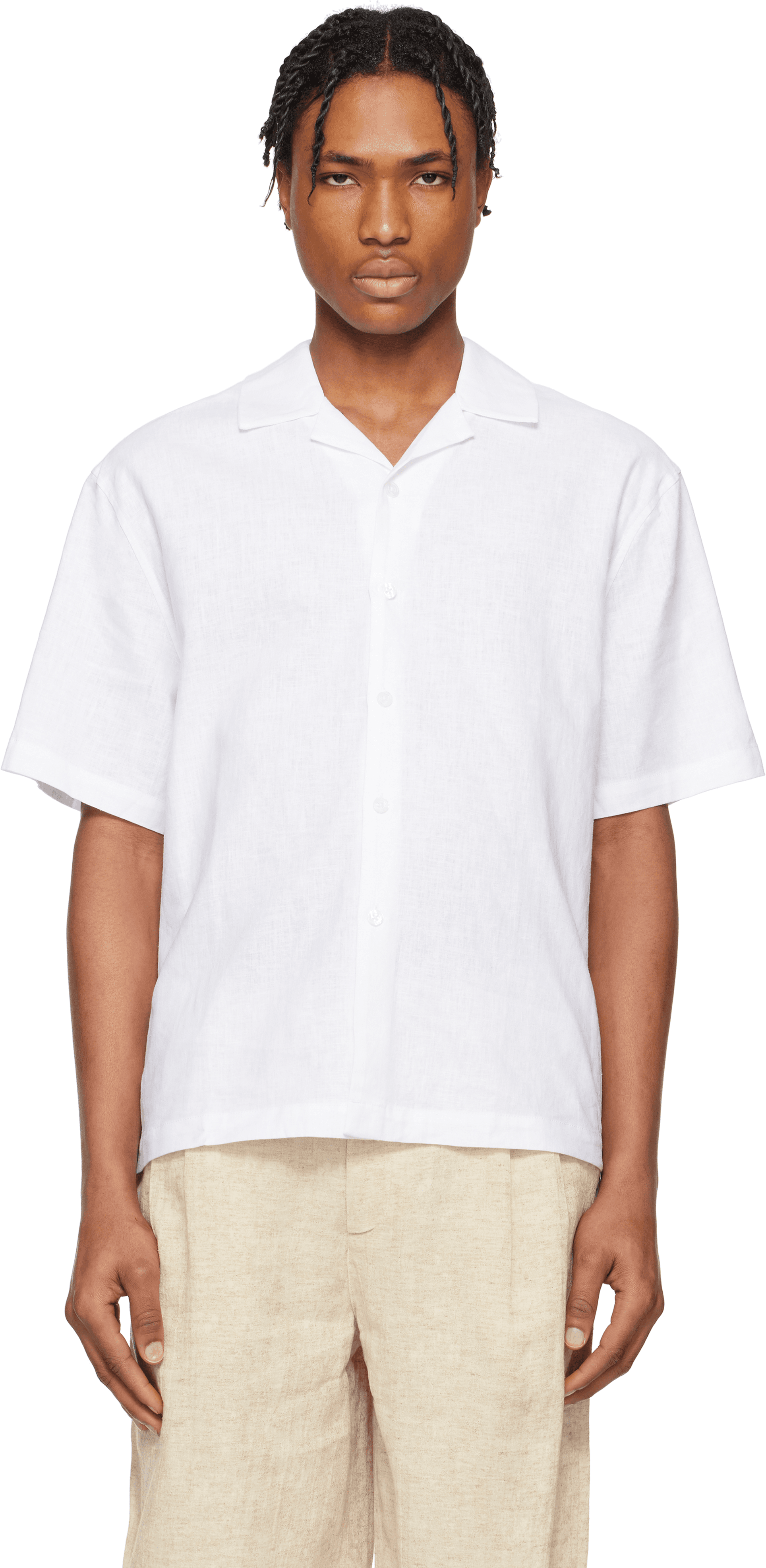 White Pier Solid Shirt - Image 1