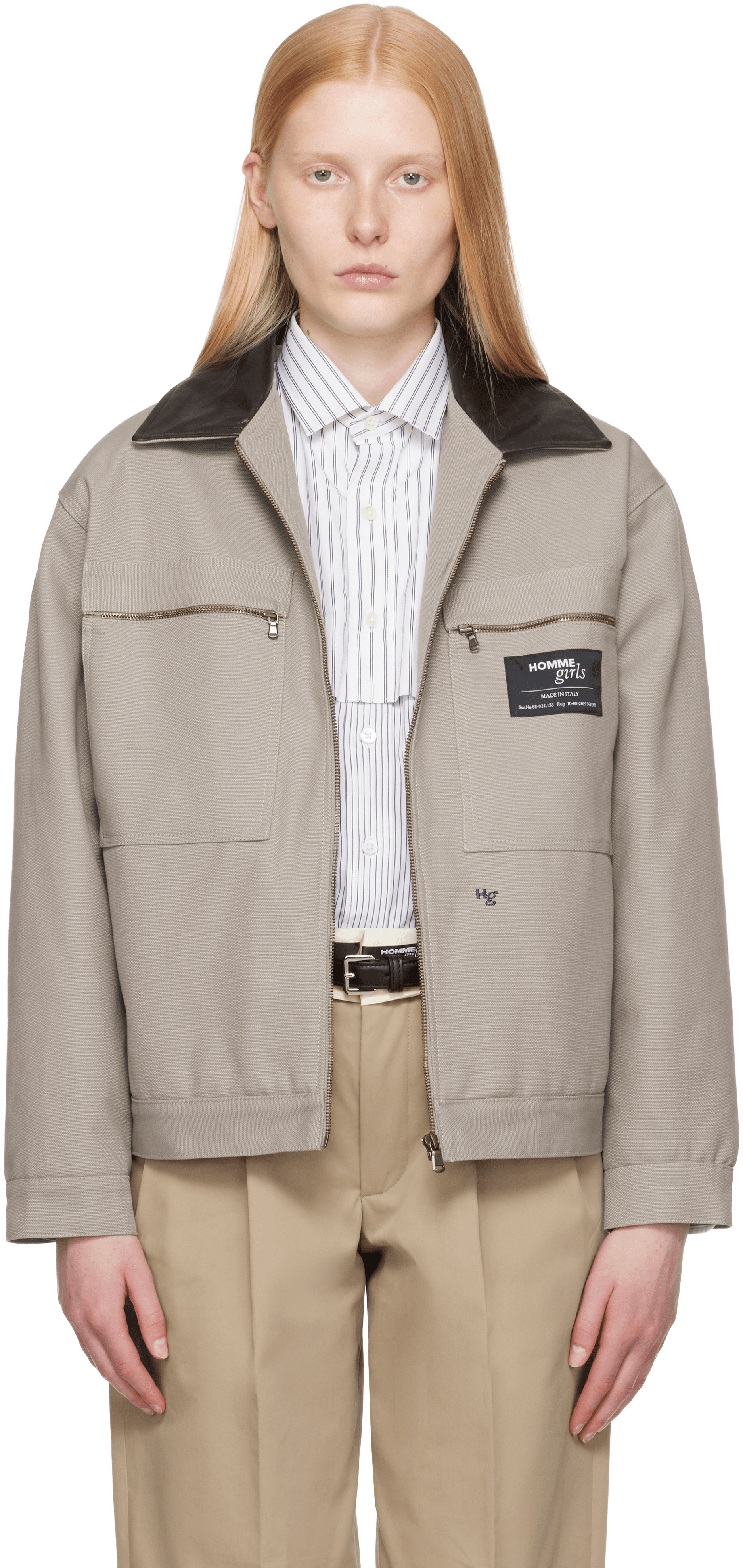 Gray Work Jacket - Image 1