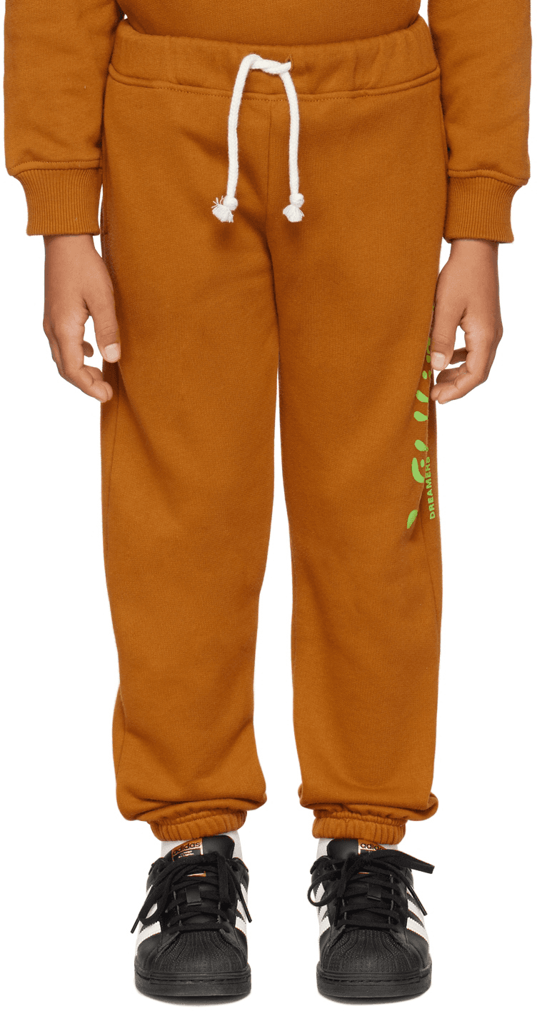 Kids Brown Geoff Lounge Pants - Image 1