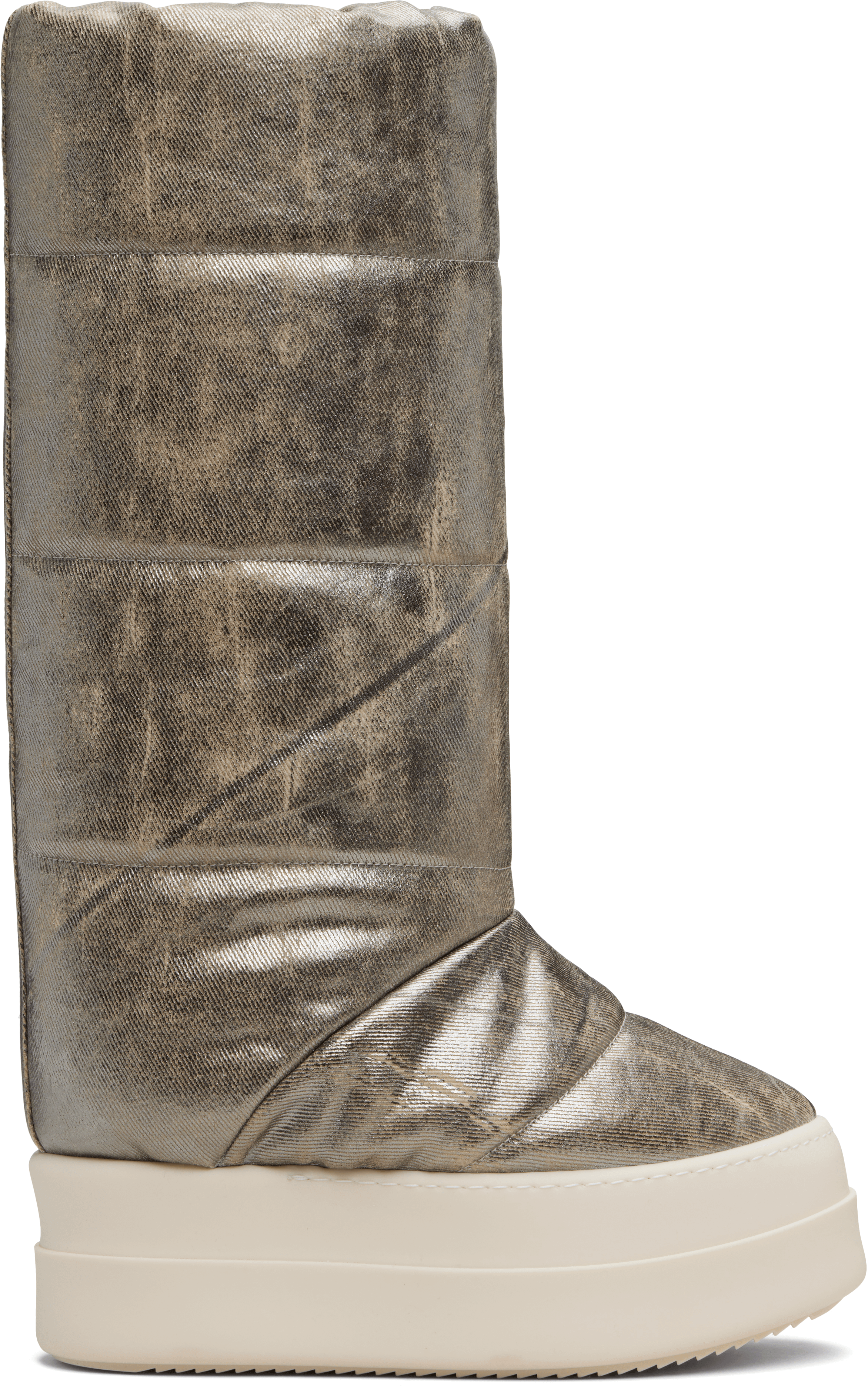 Silver Concordians Mega Bumper Knee High Lunar Boots - Image 1