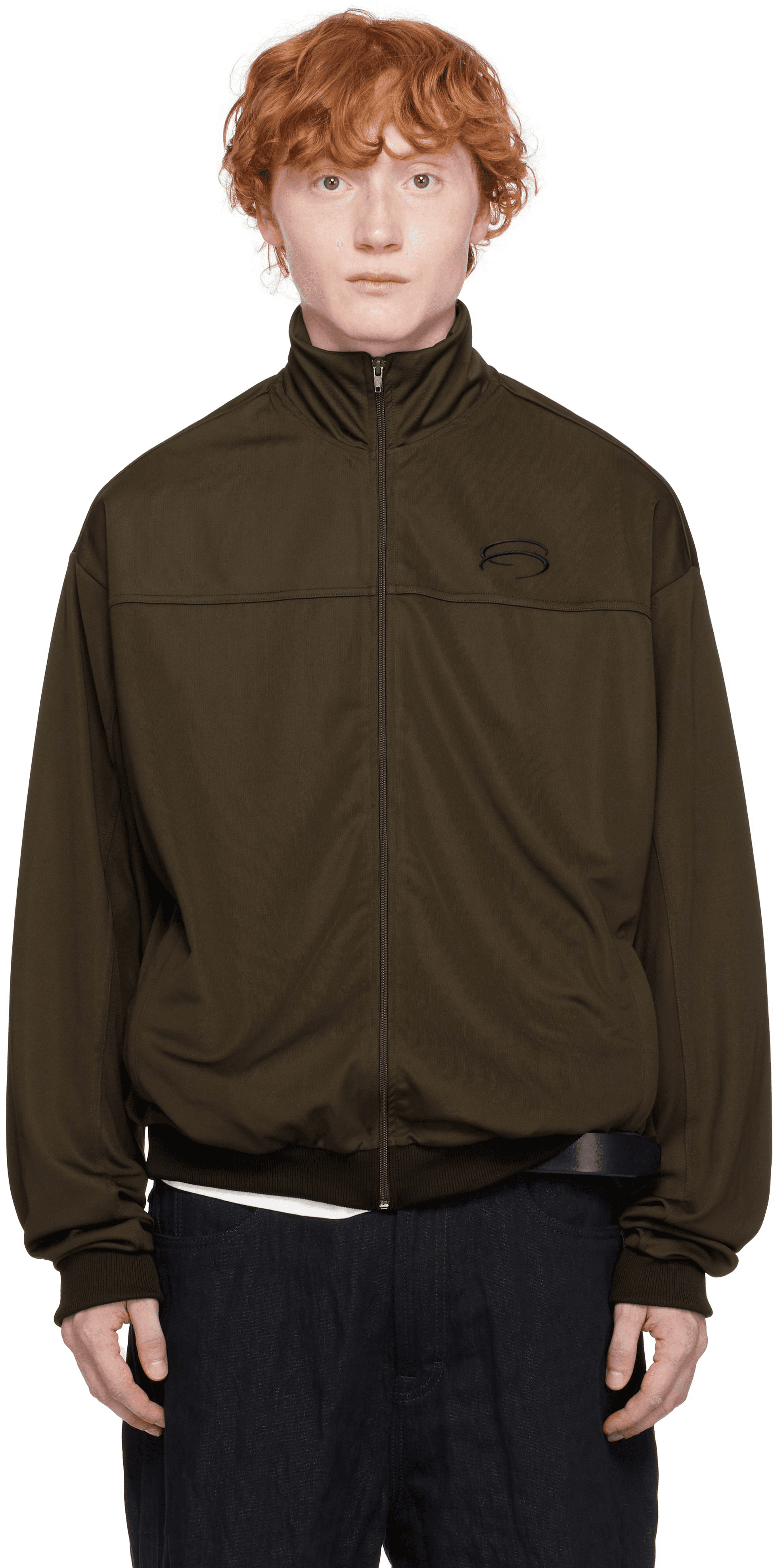 Brown Track Jacket - Image 1