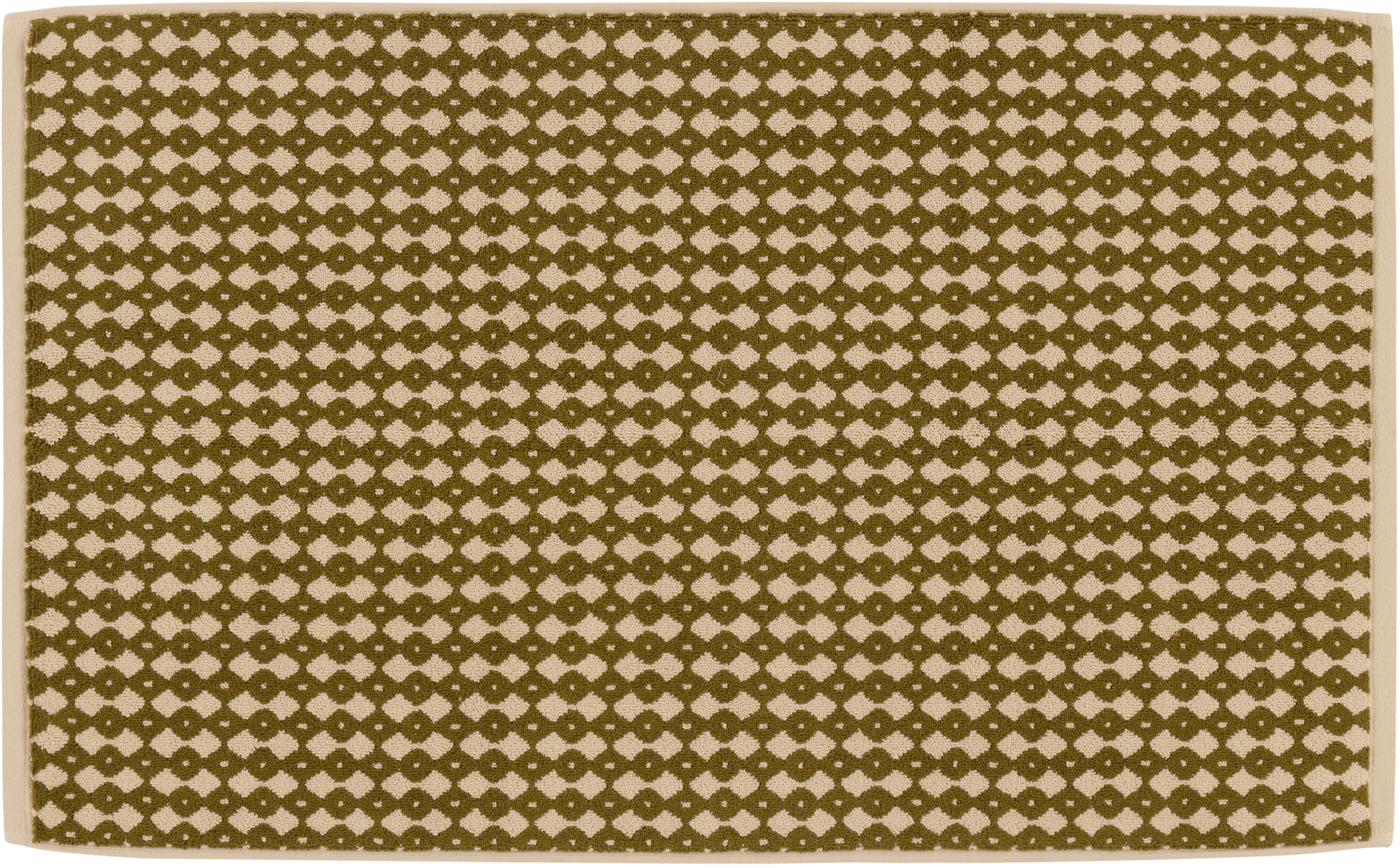 Beige & Khaki Alessandra Williams Edition Hanna Bath Mat - Image 1