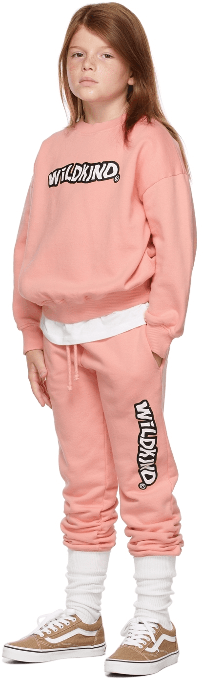 Kids Pink Marius Sweatshirt - Image 1