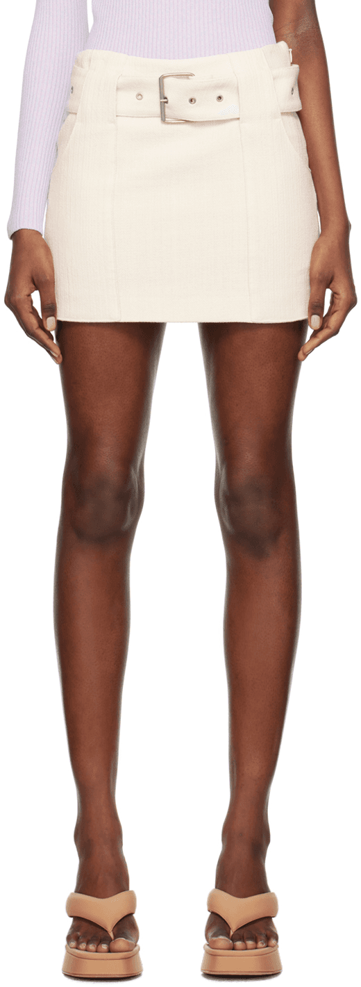 Off-White Belted Miniskirt - Image 1