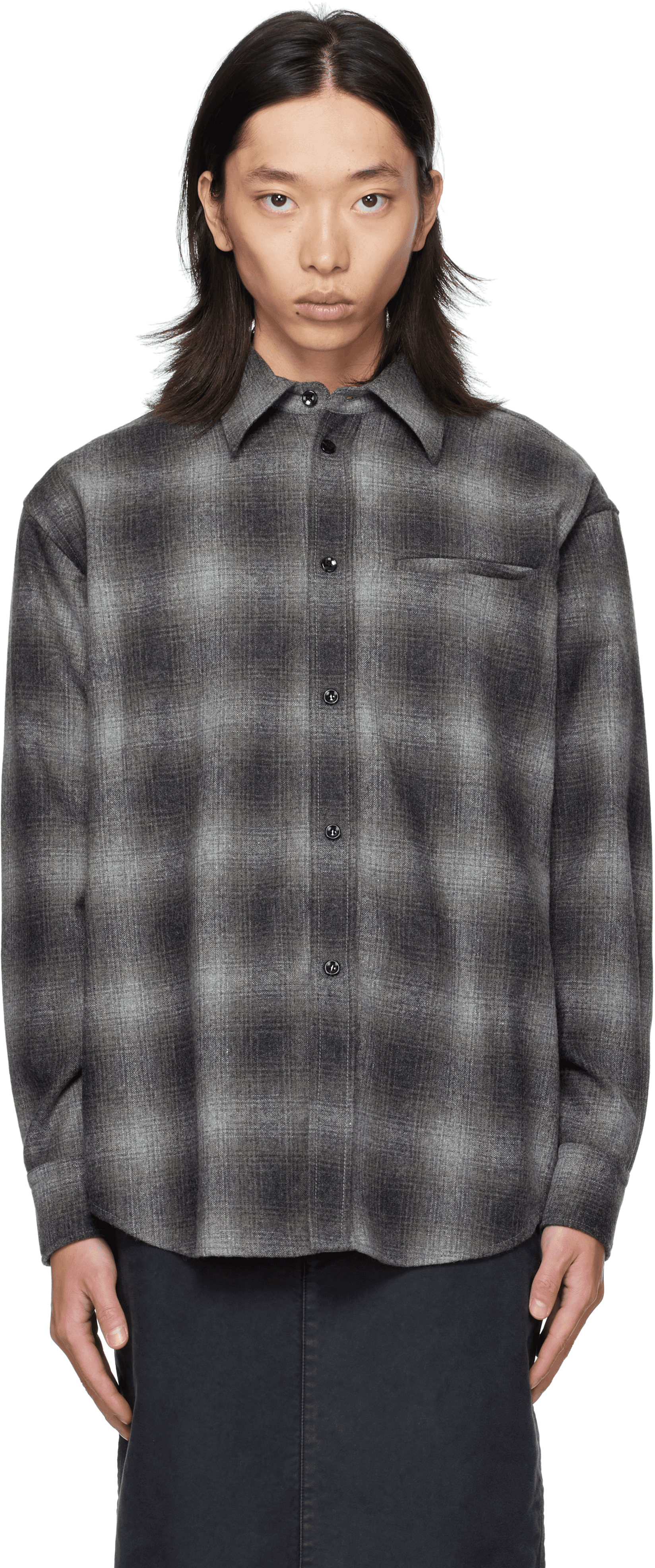 Gray Office Shirt - Image 1