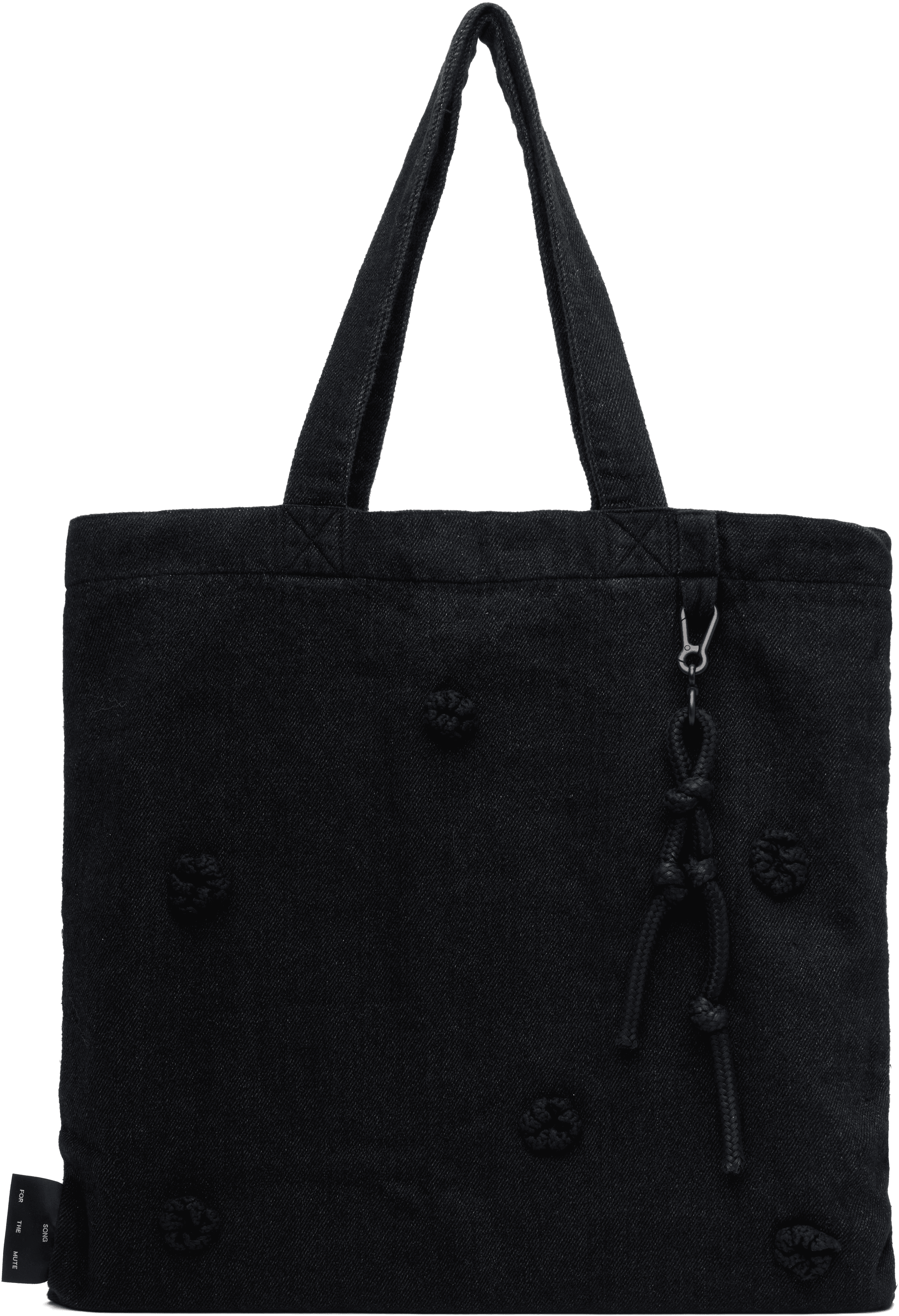 Black Daisy Tote - Image 1