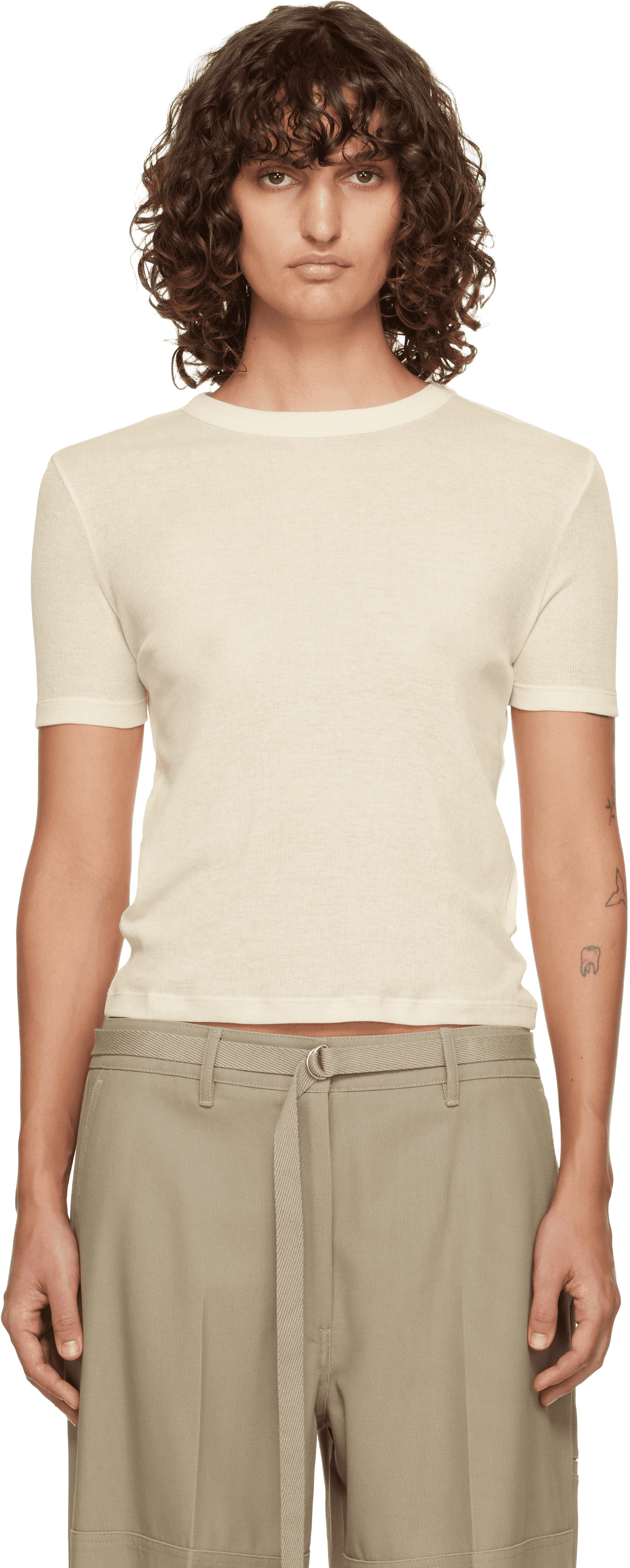 Off-White Classic Cotton T-shirt - Image 1