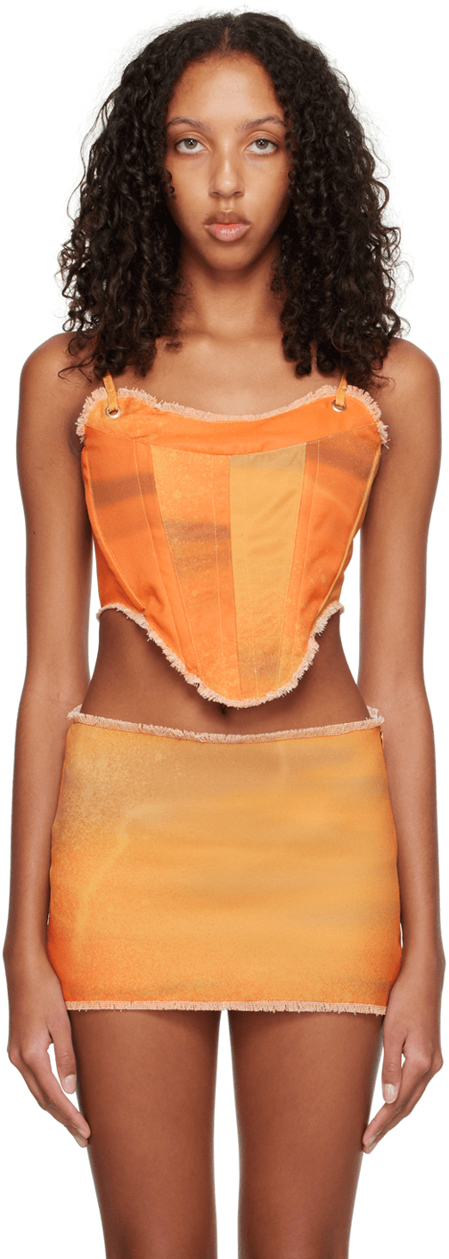 SSENSE Exclusive Orange Ruta Tank Top - Image 1