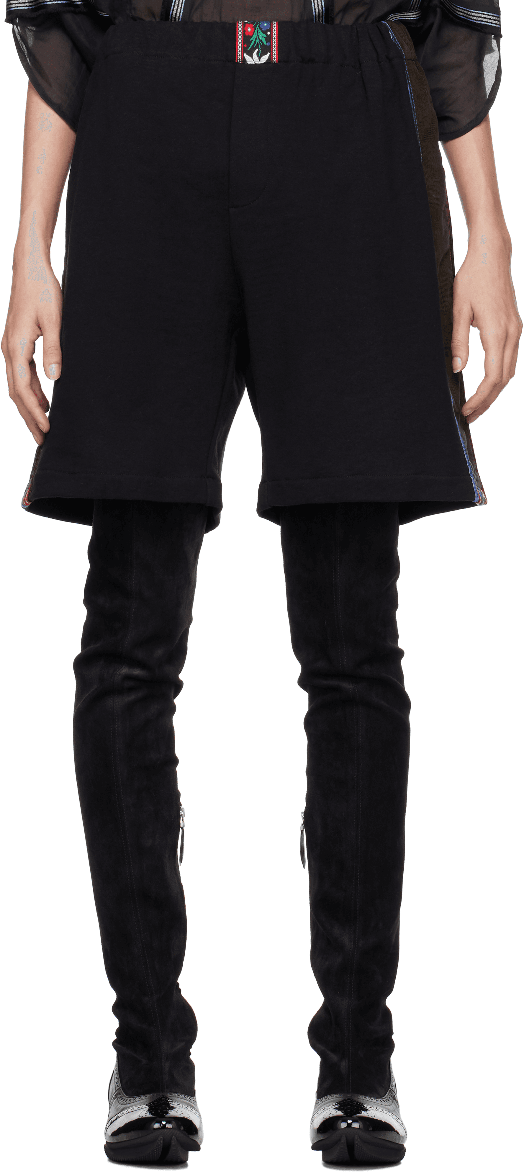 Black Lunge Shorts - Image 1