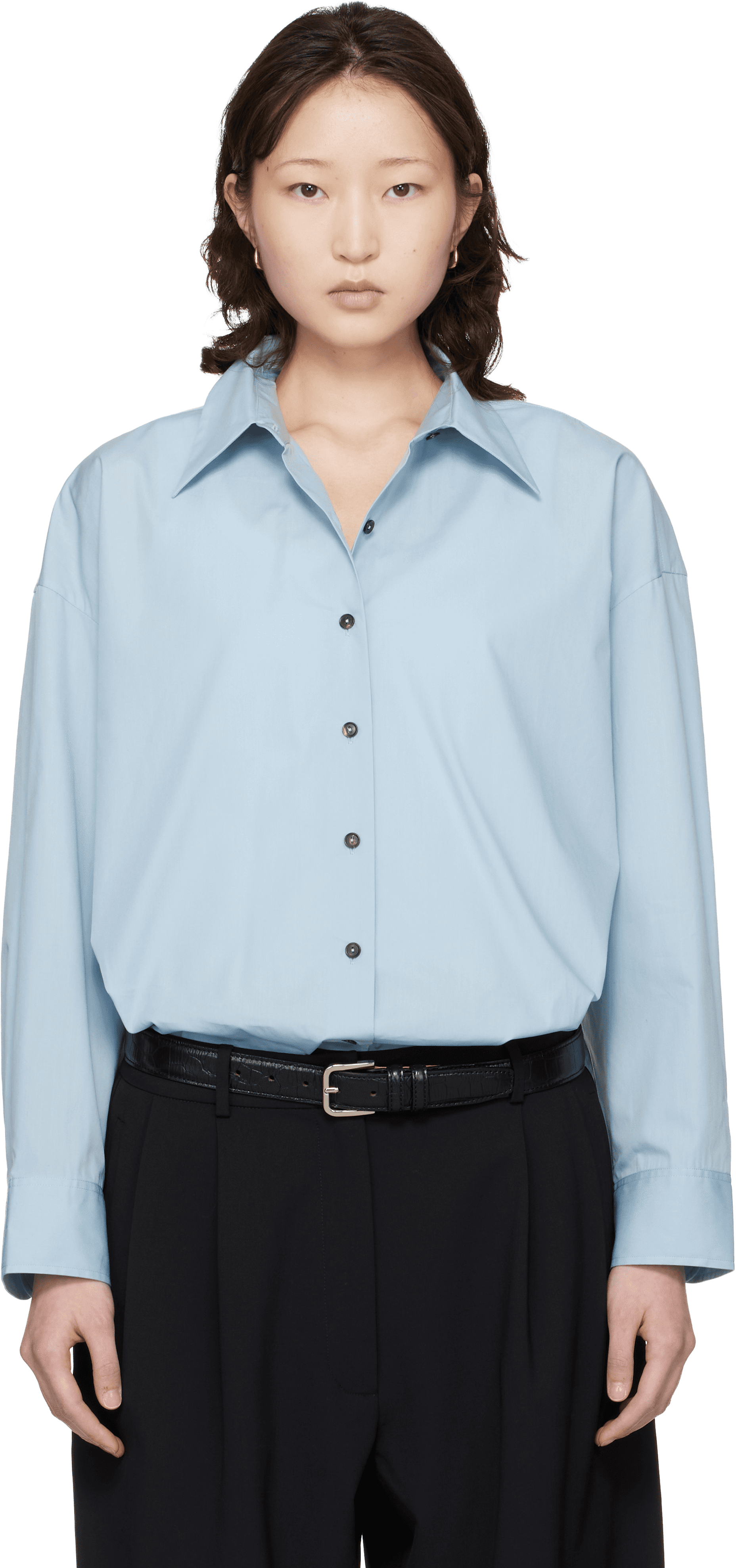Blue Oversized Shirt - Image 1