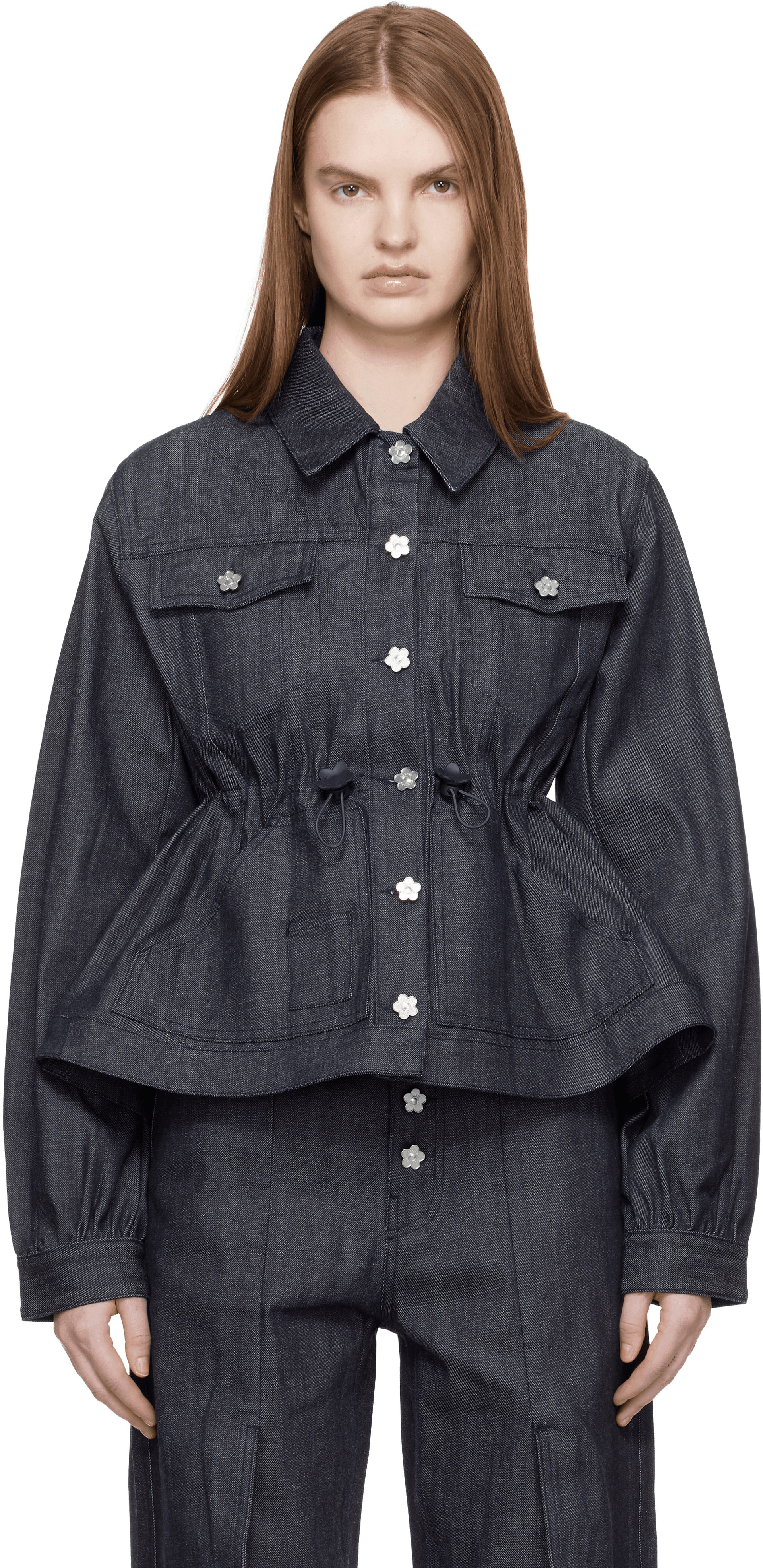 Navy CBcandida Denim Jacket - Image 1