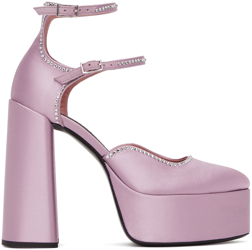 Purple Sole Jane Heels - Image 1