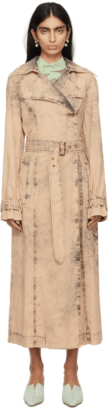 Beige Issa Trench Coat - Image 1