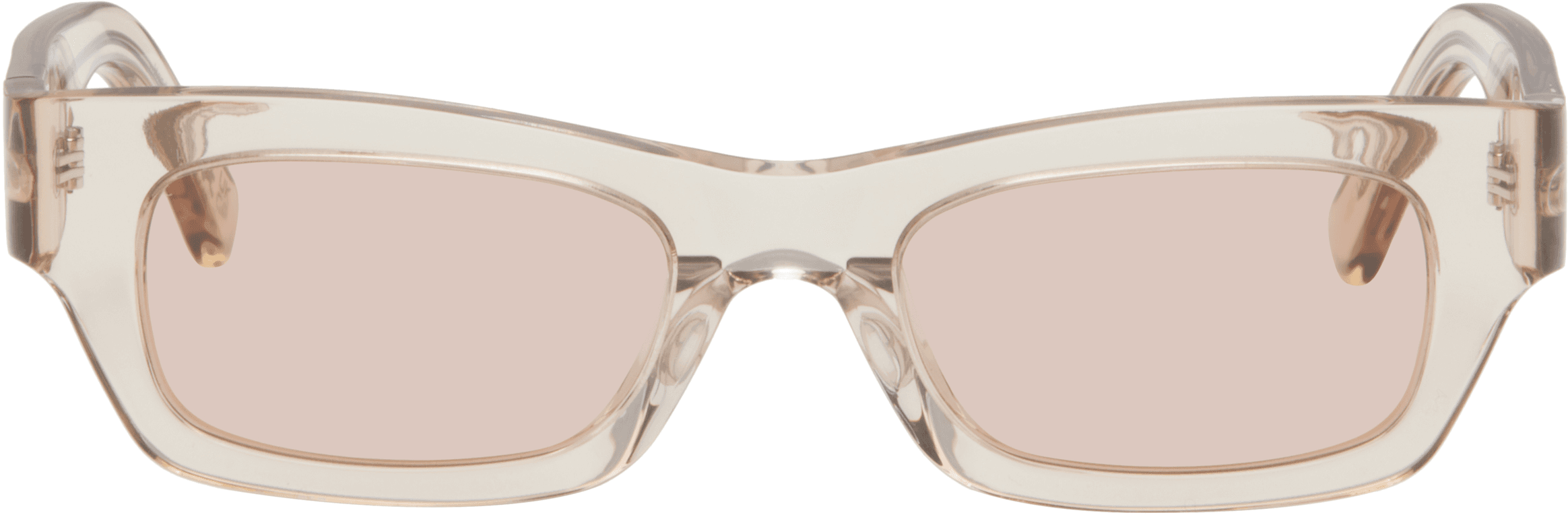Beige RETROSUPERFUTURE Edition Haicli Sunglasses - Image 1