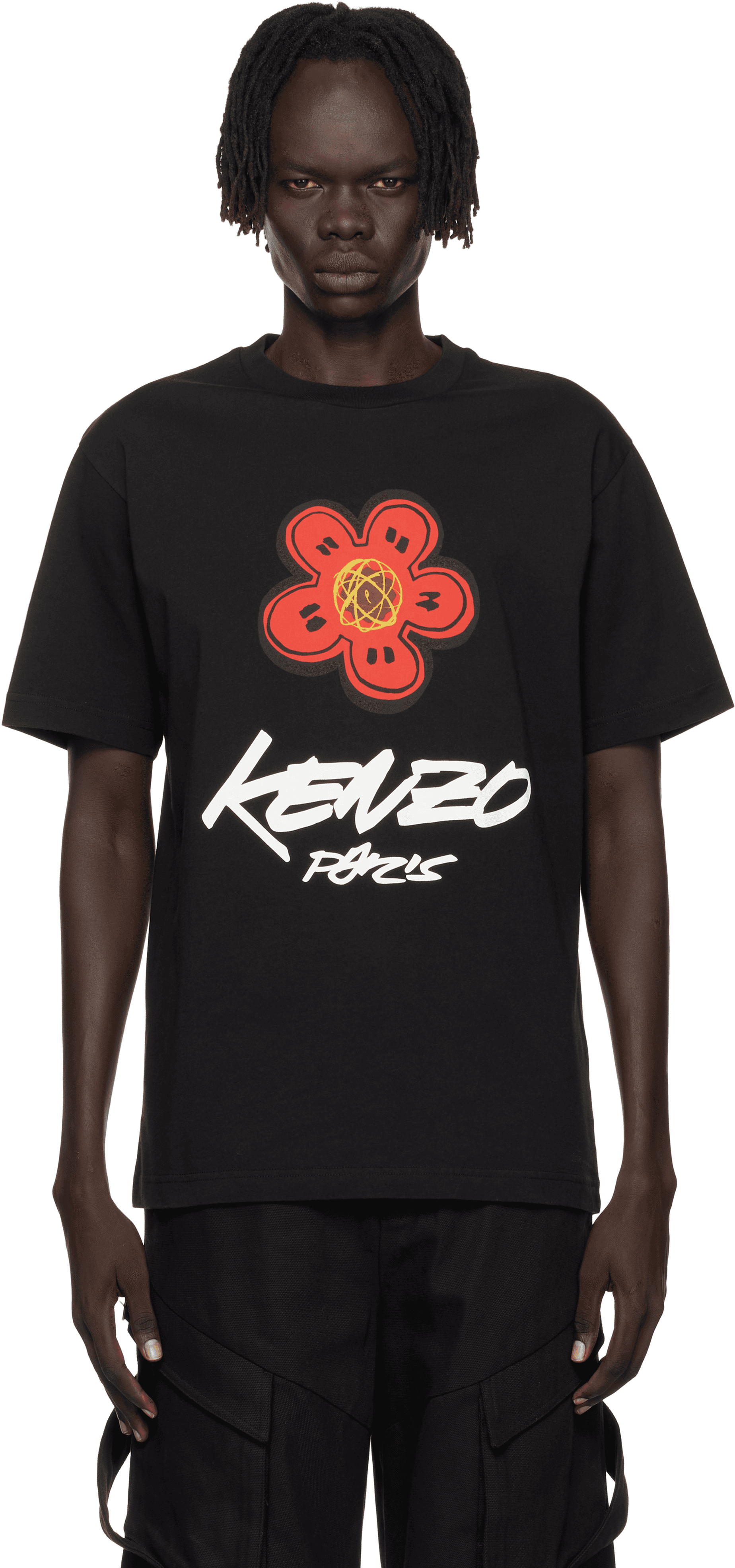 Black Kenzo Paris Futura 2000 Edition Cotton T-shirt - Image 1