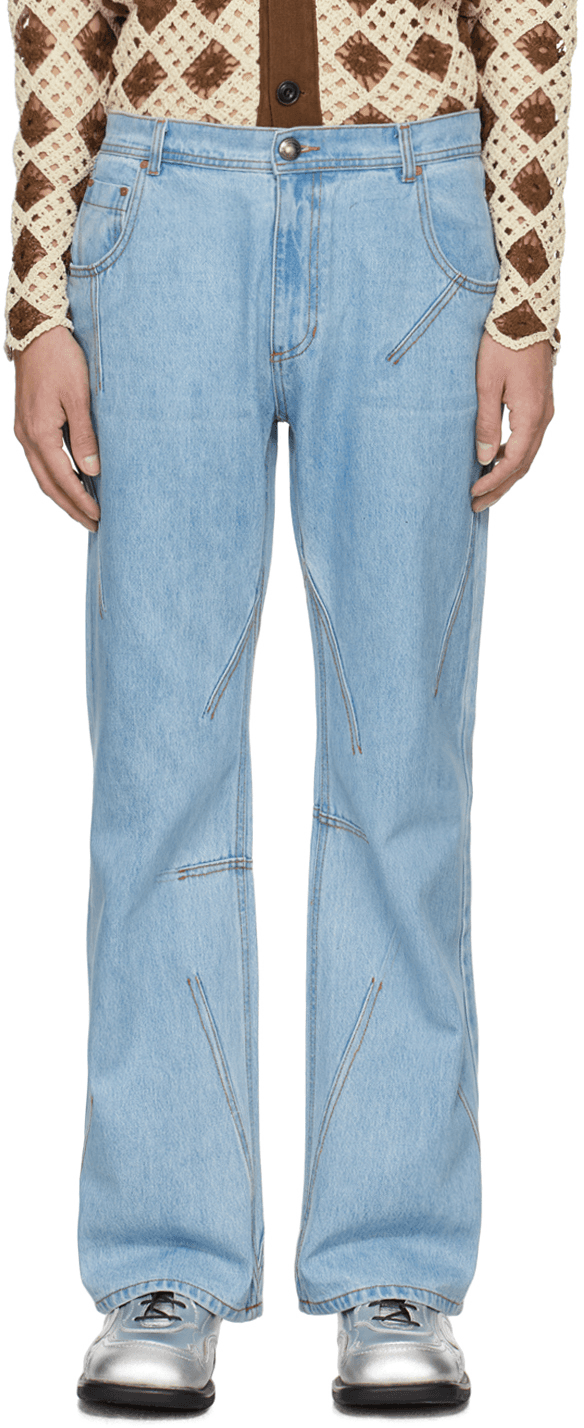 Blue Tripot Jeans - Image 1